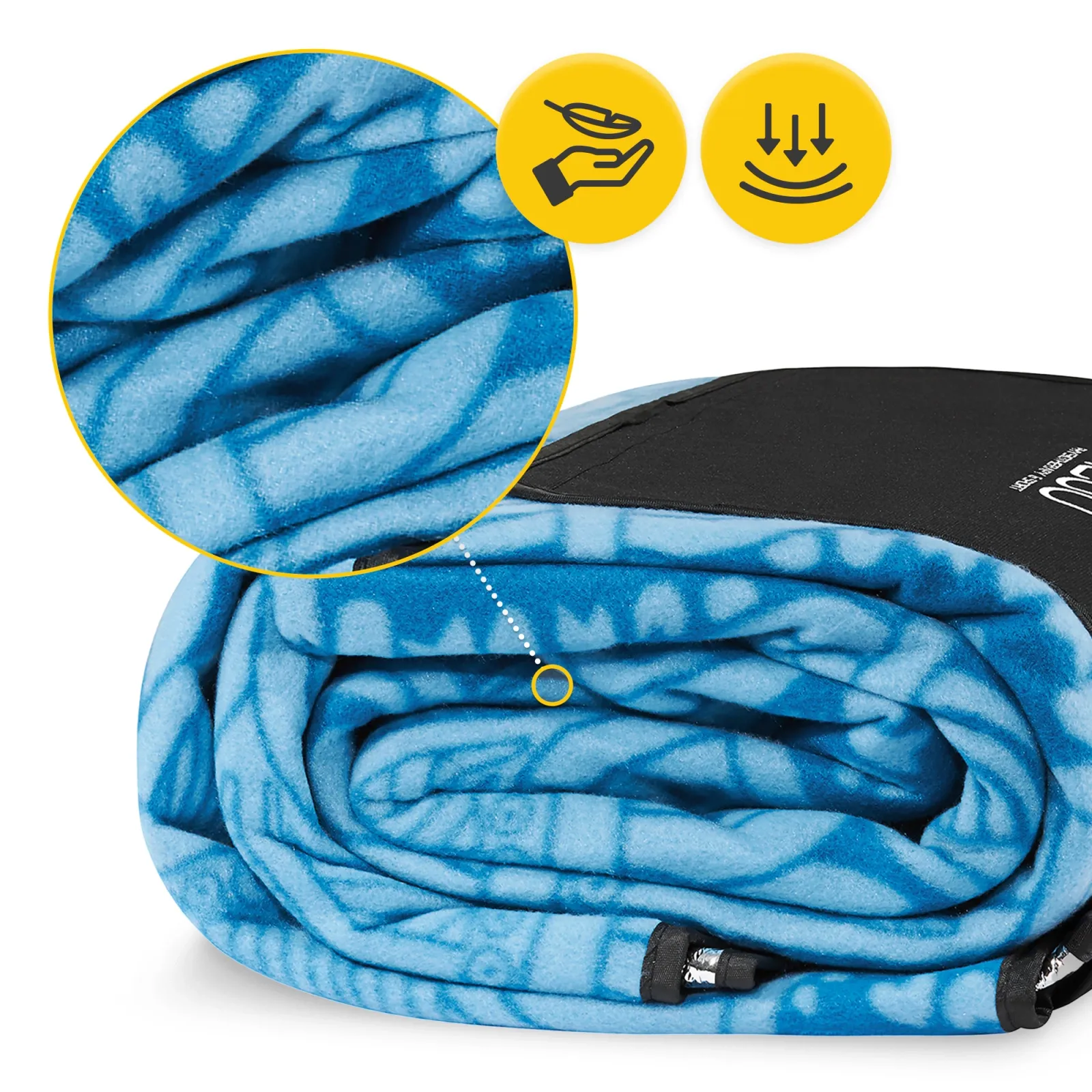 Izoliuota paplūdimio pikniko antklodė 200 x 200 cm