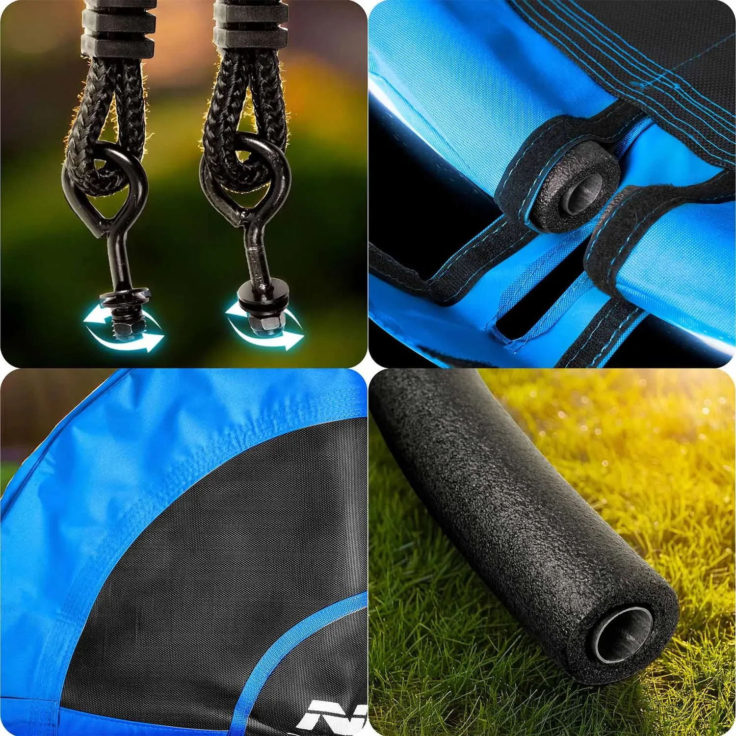 „Neo-Sport Swingo“ 120 cm „Crown Nest“ sūpynės - nuotrauka 1