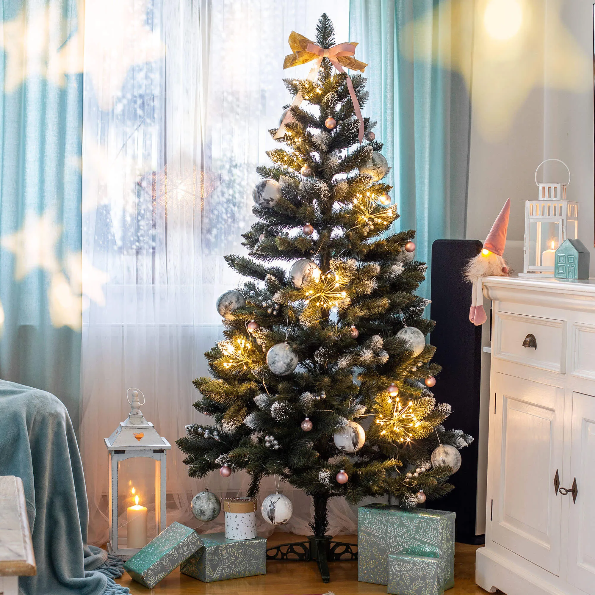 Dirbtinė Kalėdų eglutė, deimantinė pušis, Mantua, 180 cm