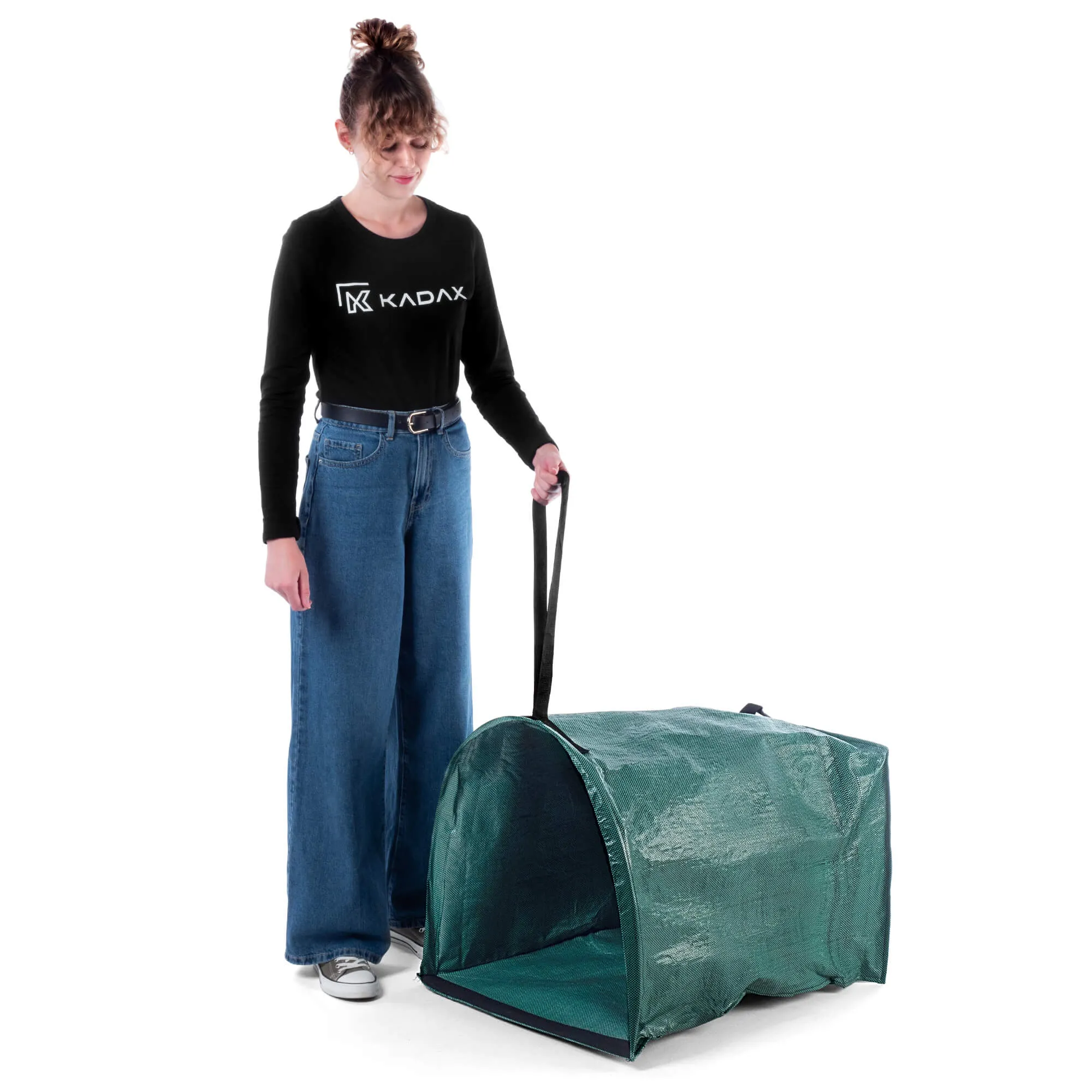 „Montbard“ 200 l sulankstomas sodo krepšys, žalias