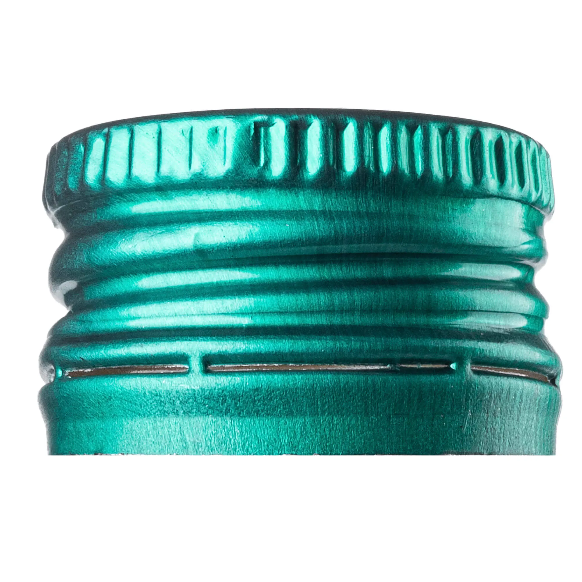 Annot aliumininiai butelių kamšteliai, 28 mm skersmens, žali, 10 vnt.