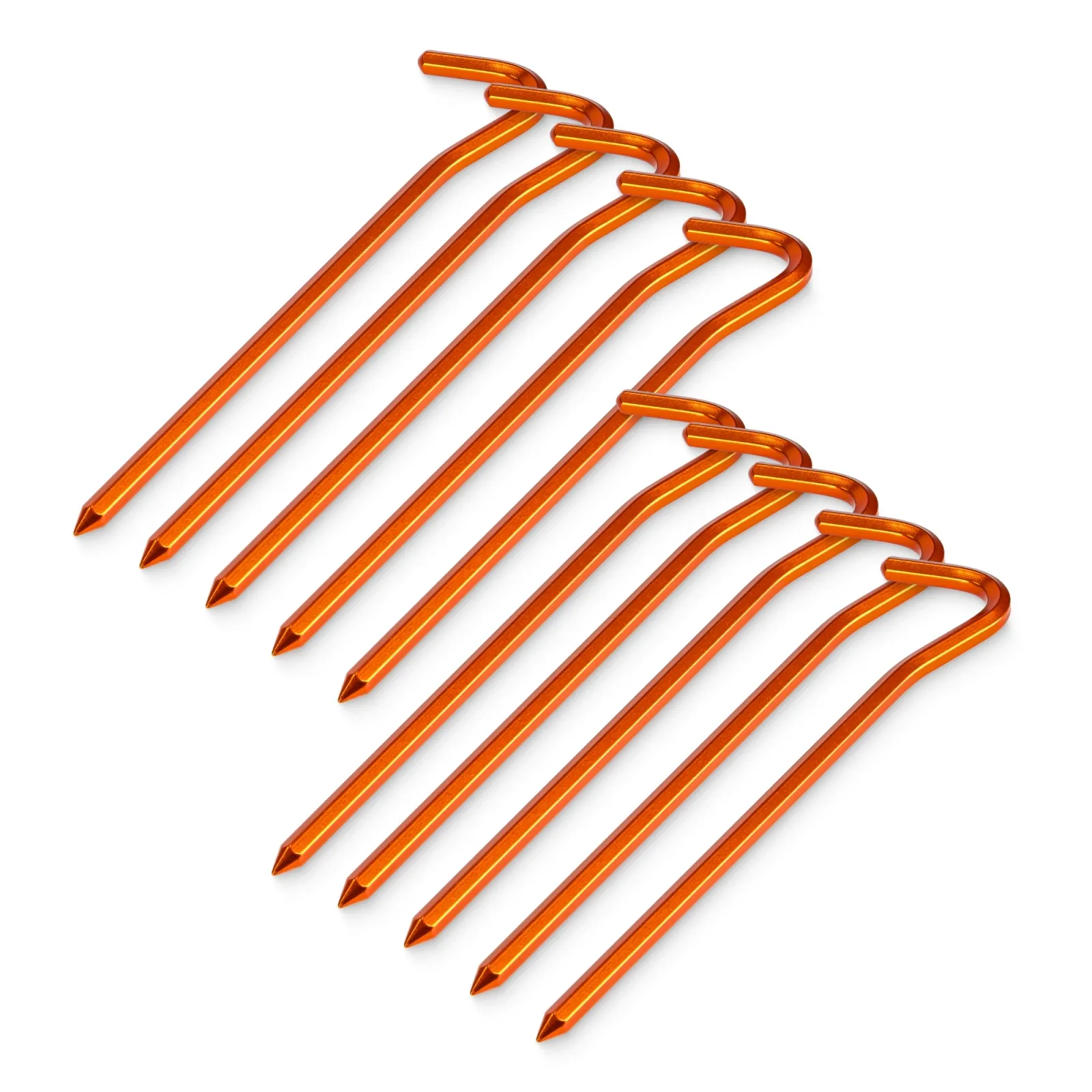 Aliuminio palapinės kuoliukai 10 vnt.