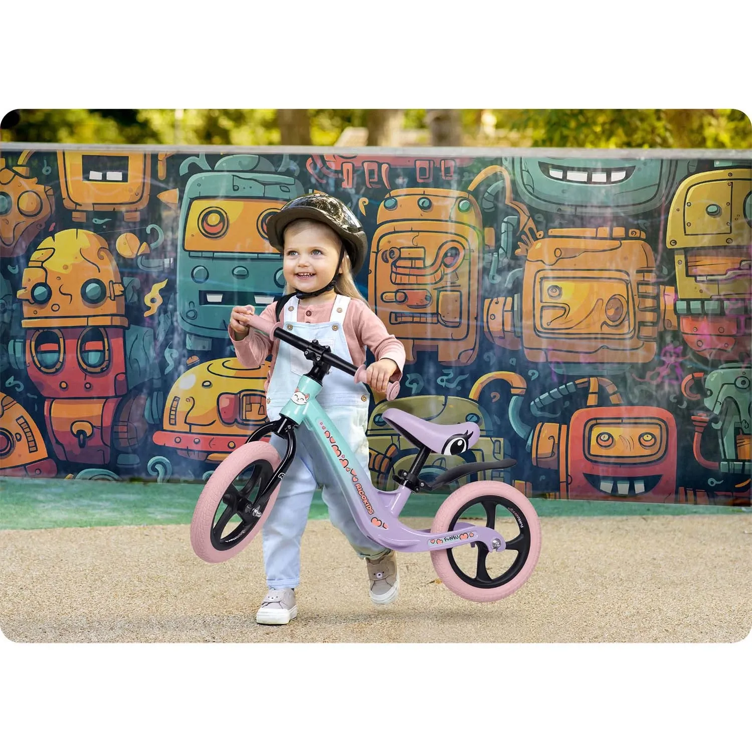 Ricokids FUNNU balansinis dviratis vaikams - nuotrauka 1