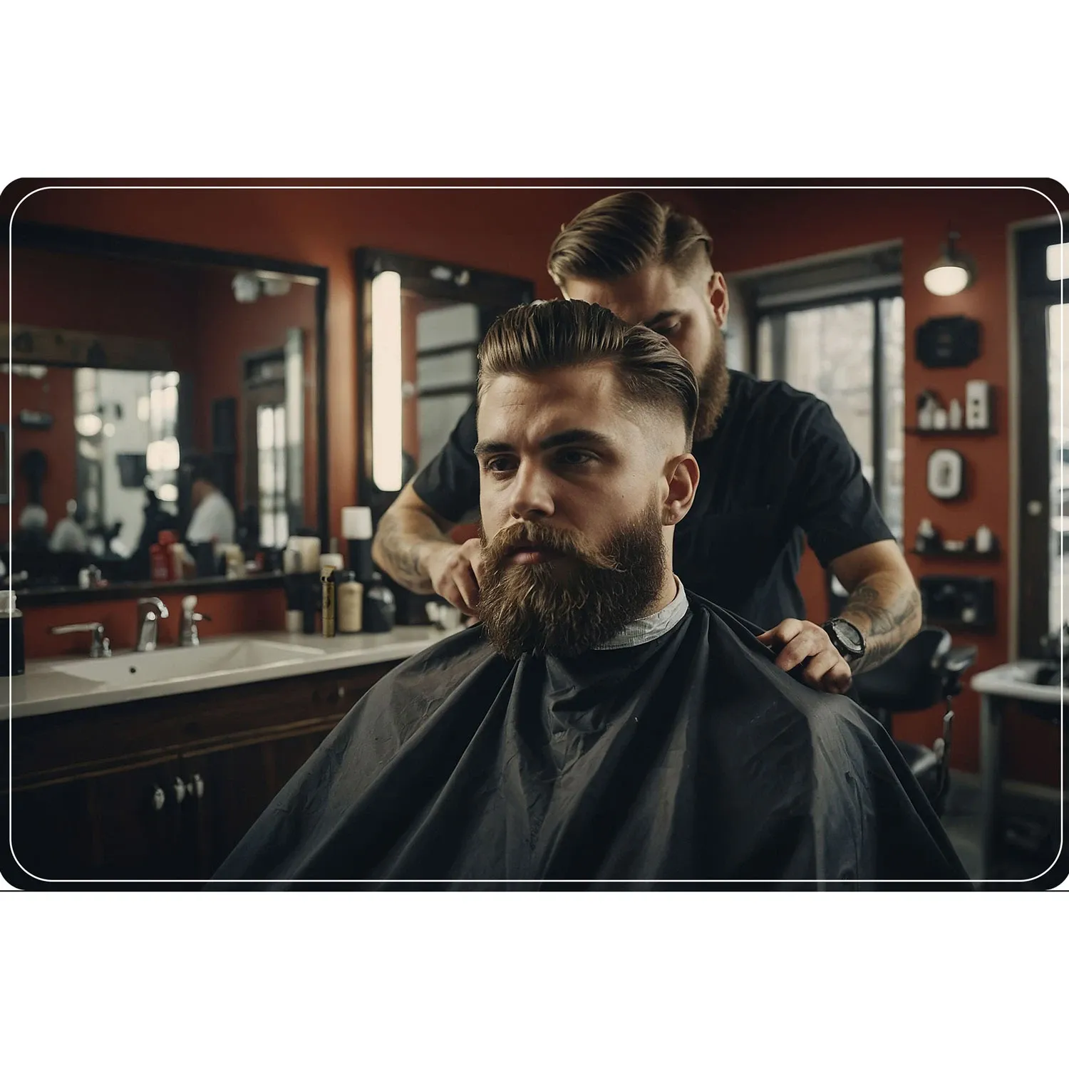 Berdsen BD-261 Gold Barber plaukų kirpimo mašinėlė - nuotrauka 1