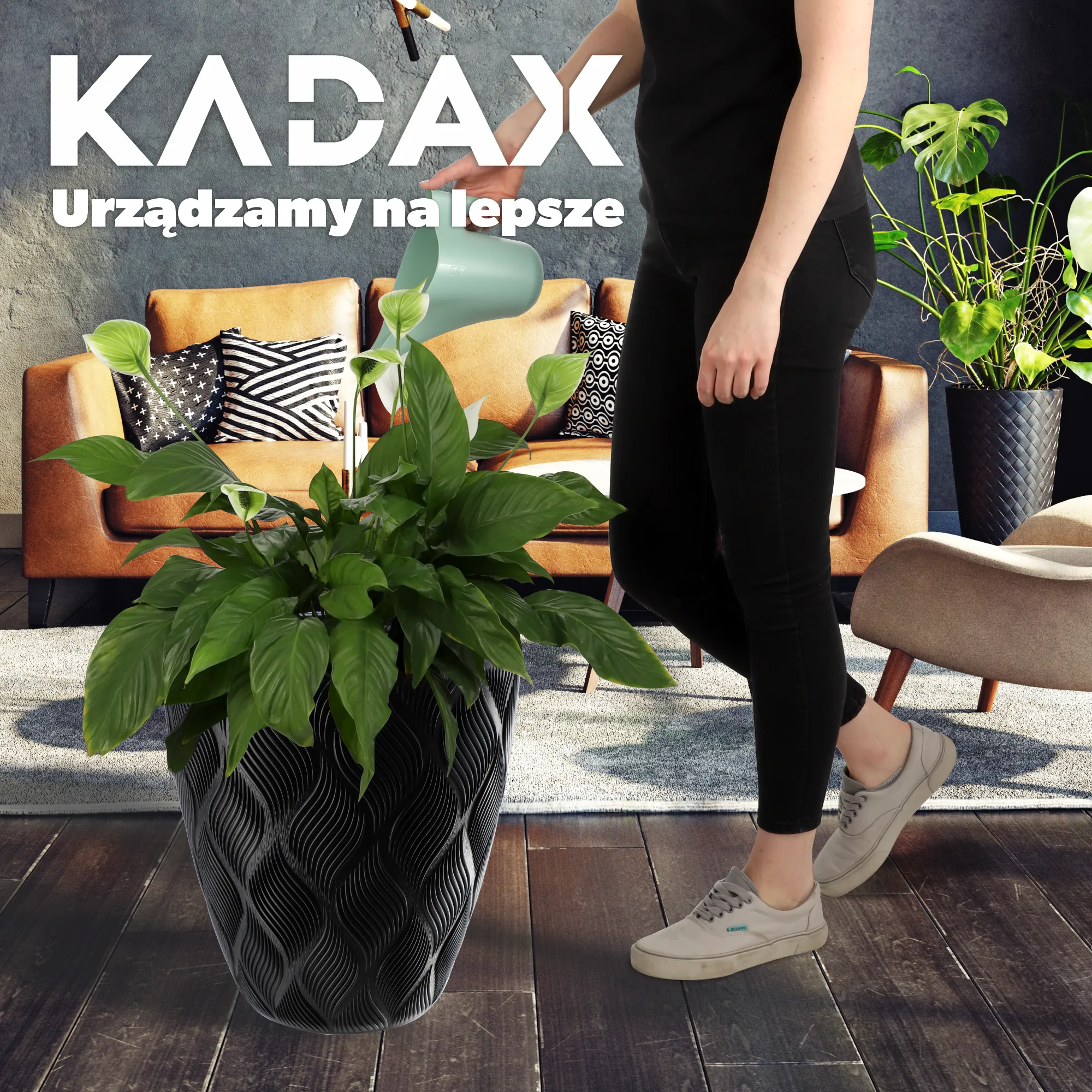 Jesi gėlių vazonas su įdėklu 40 cm