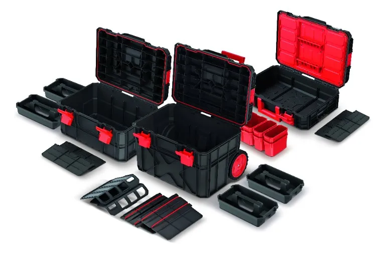 KISTENBERG X Block PRO 3in1 įrankių dėžės rinkinys – KXBS604095 – juoda