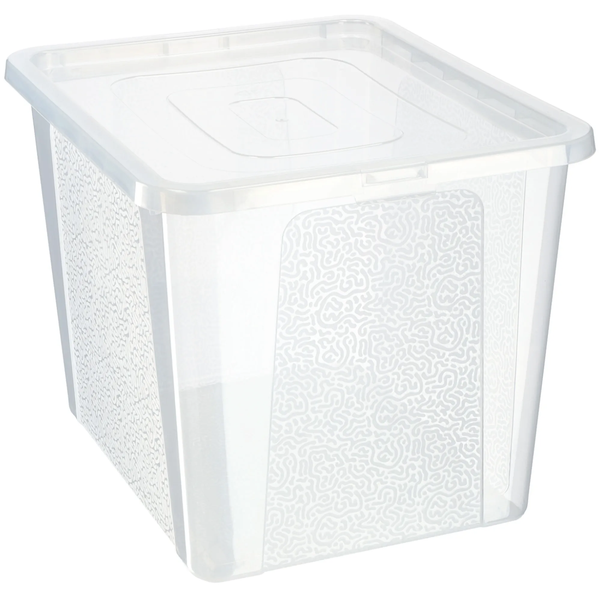 Dozza 30 litrų laikymo konteineris su dangčiu, bespalvis