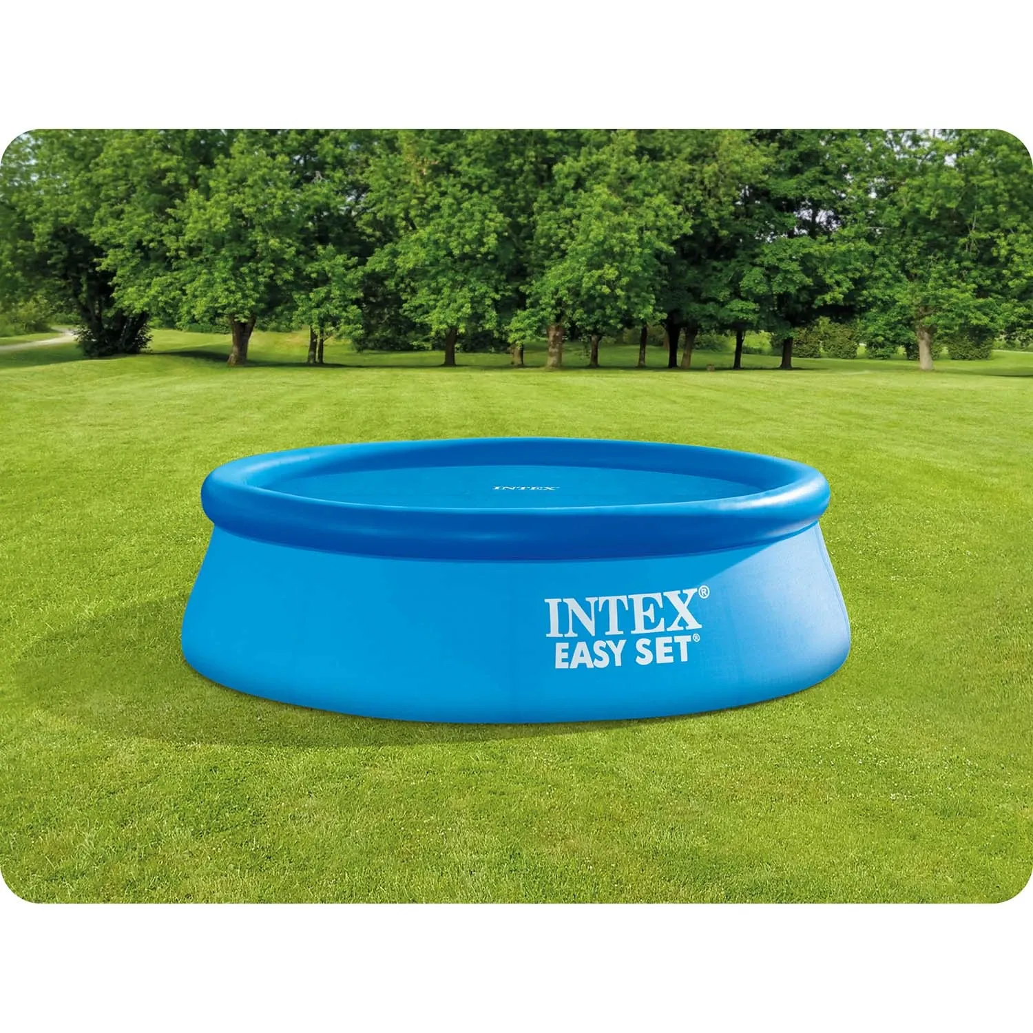 Saulės energija varomas baseino stogelis 244 cm INTEX 28010 - nuotrauka 1