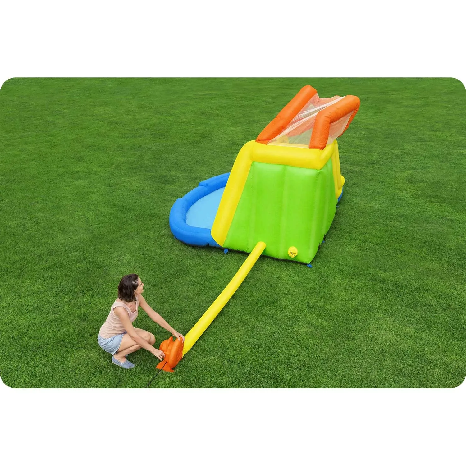Pripučiama žaidimų aikštelė „Mega Park“, 435 x 286 x 267 cm, „Bestway 53478“. - nuotrauka 1