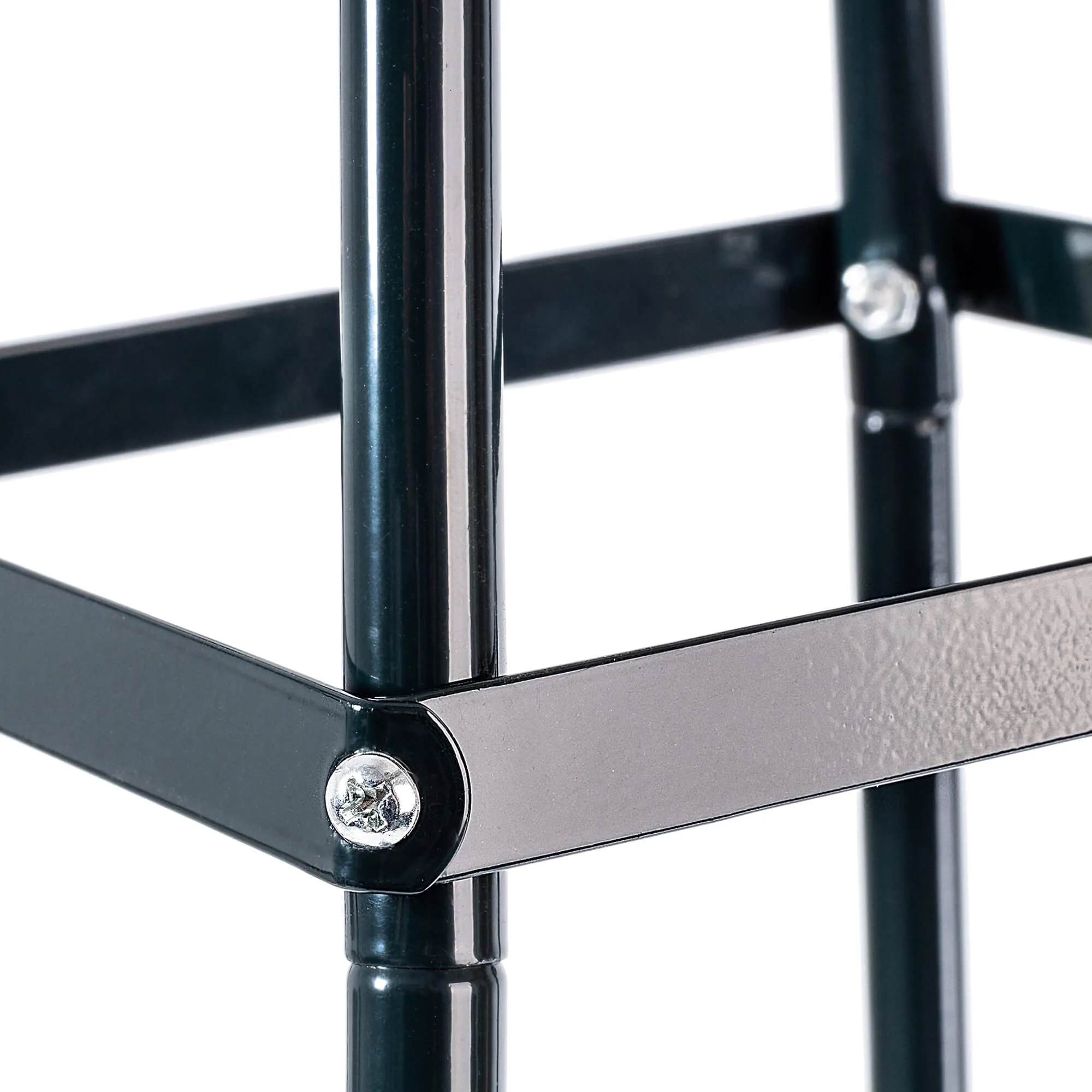 Cataran sodo gėlių piramidė, 202 x 42 cm, juoda