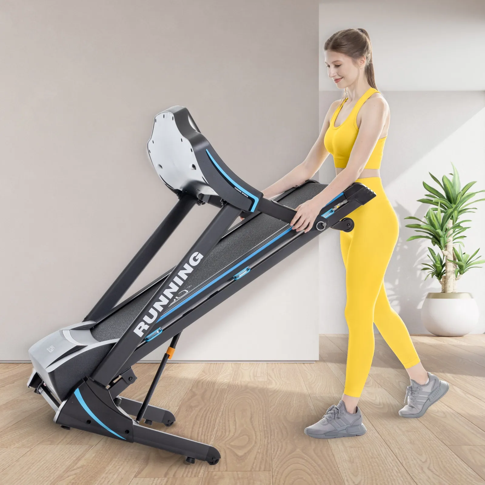 TM FALCO reguliuojamas elektrinis bėgimo takelis namams