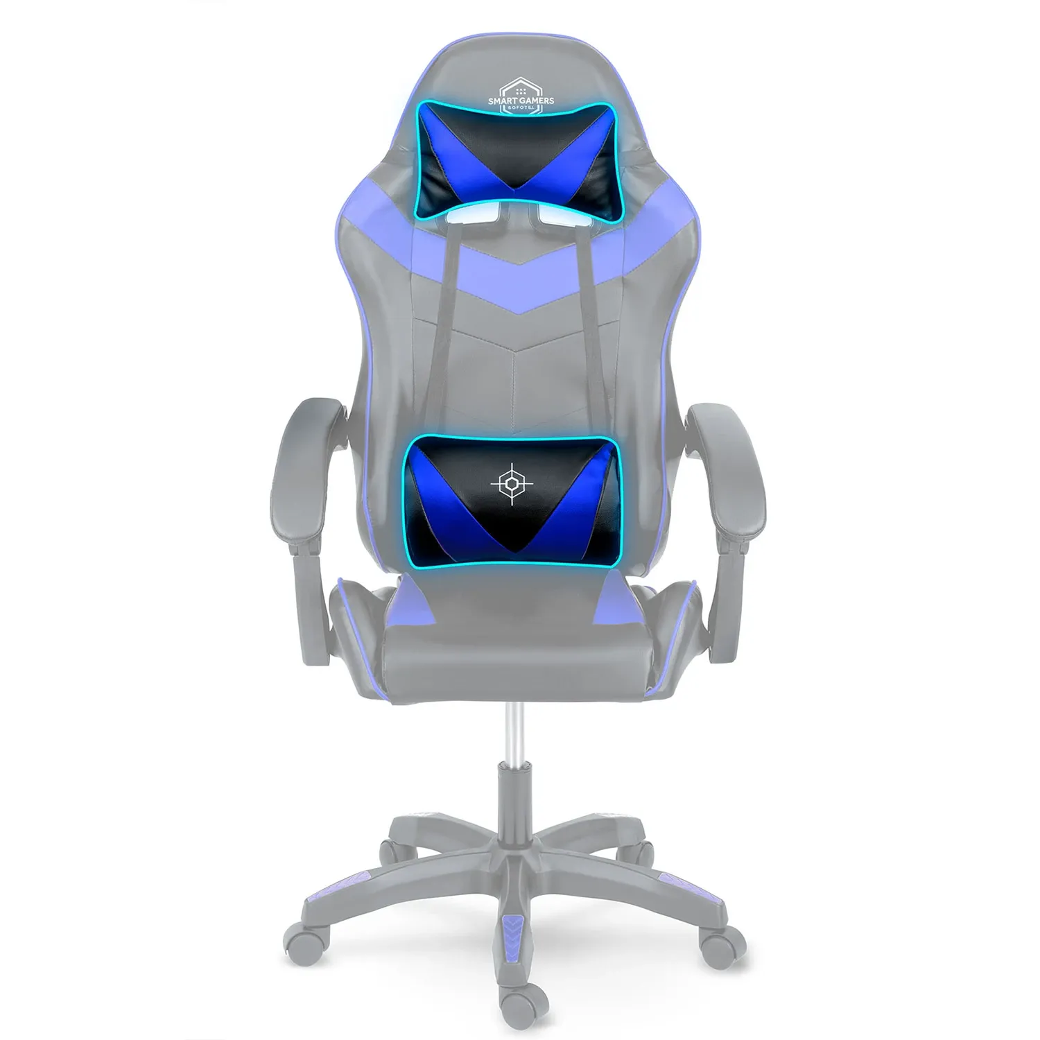 Sofotel Draknor žaidimų kėdė, juoda ir mėlyna - nuotrauka 1