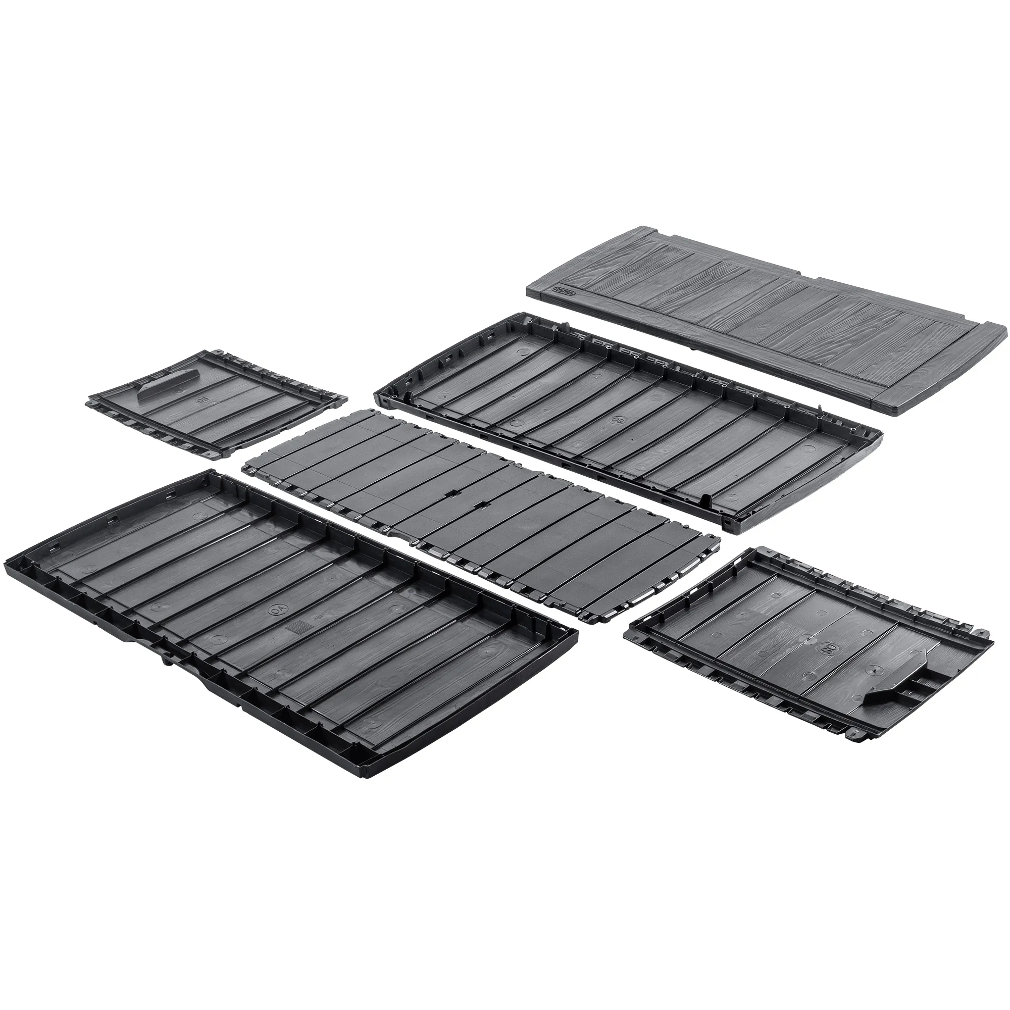 Keter Hollywood 270L grafito sodo dėžė