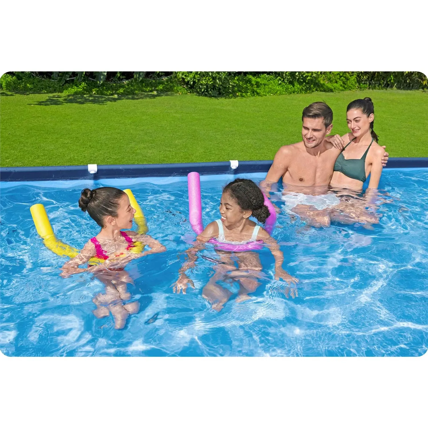 Karkasinis sodo baseinas 400 x 211 x 81 cm 15 viename Bestway 56405N - nuotrauka 1
