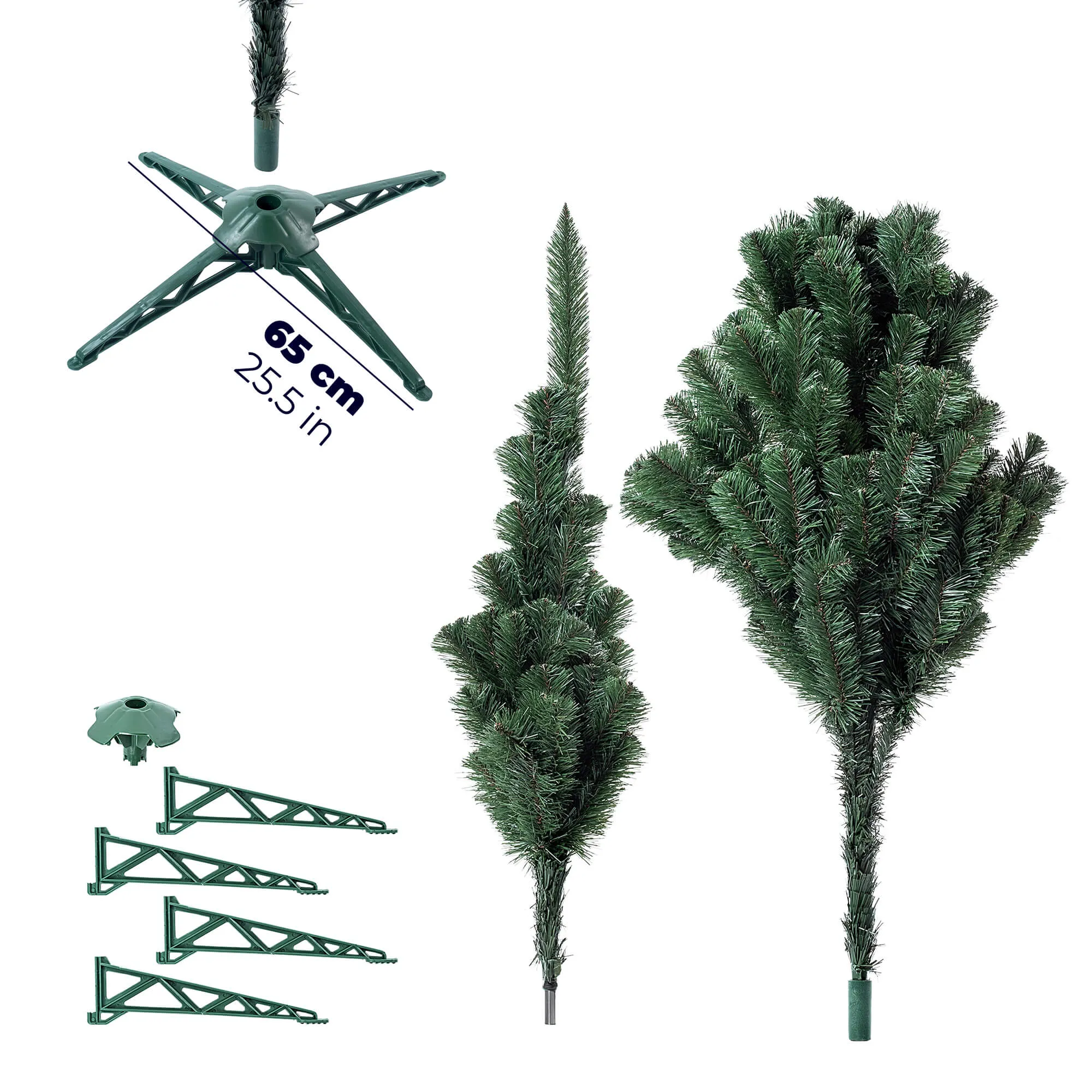 Dirbtinė Kalėdų eglutė su stovu, 180 cm