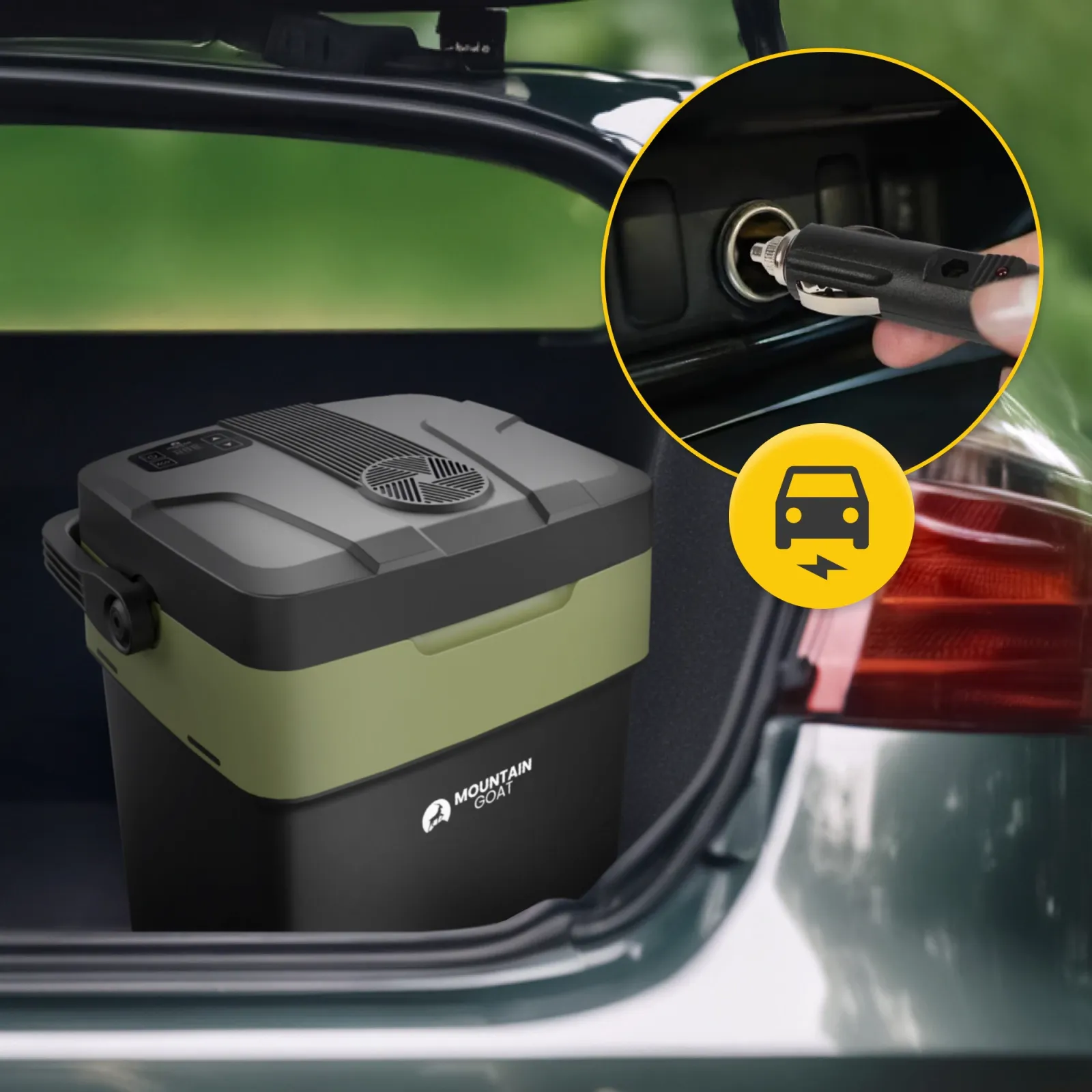 „Mountain Goat“ 29 litrų elektrinis kelioninis aušintuvas