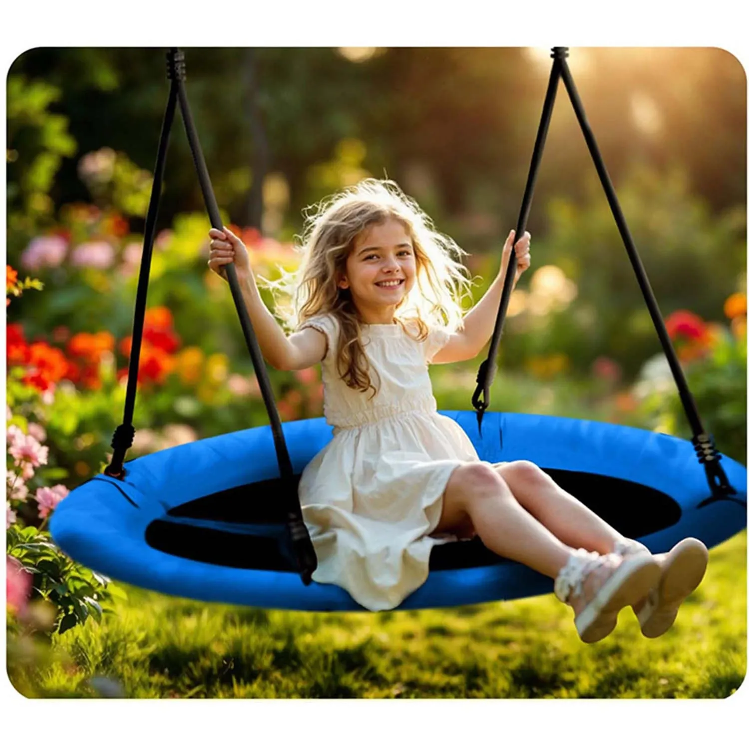 „Neo-Sport Swingo“ 120 cm „Crown Nest“ sūpynės - nuotrauka 1