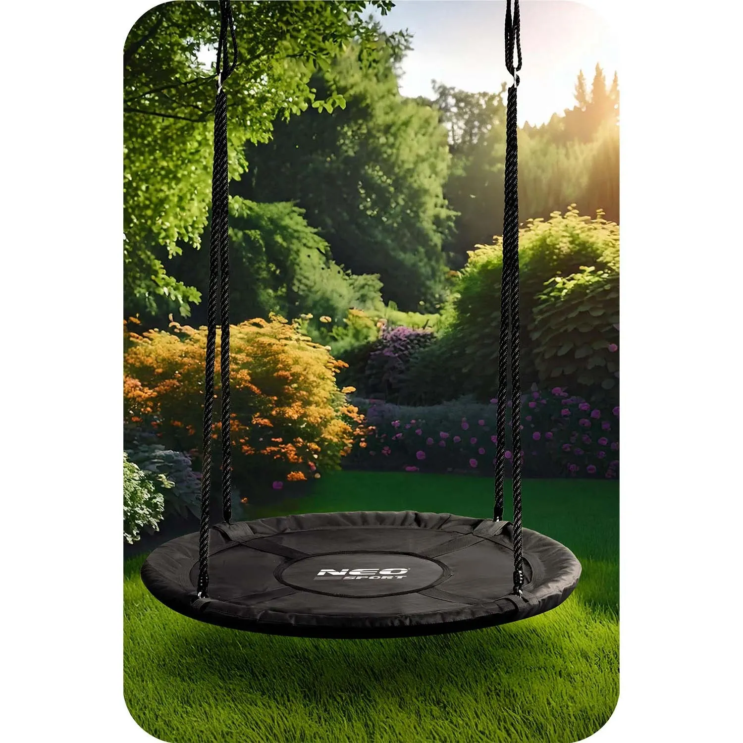 Gandro lizdo sūpynės Neo-Sport NS-103 100 cm - nuotrauka 1