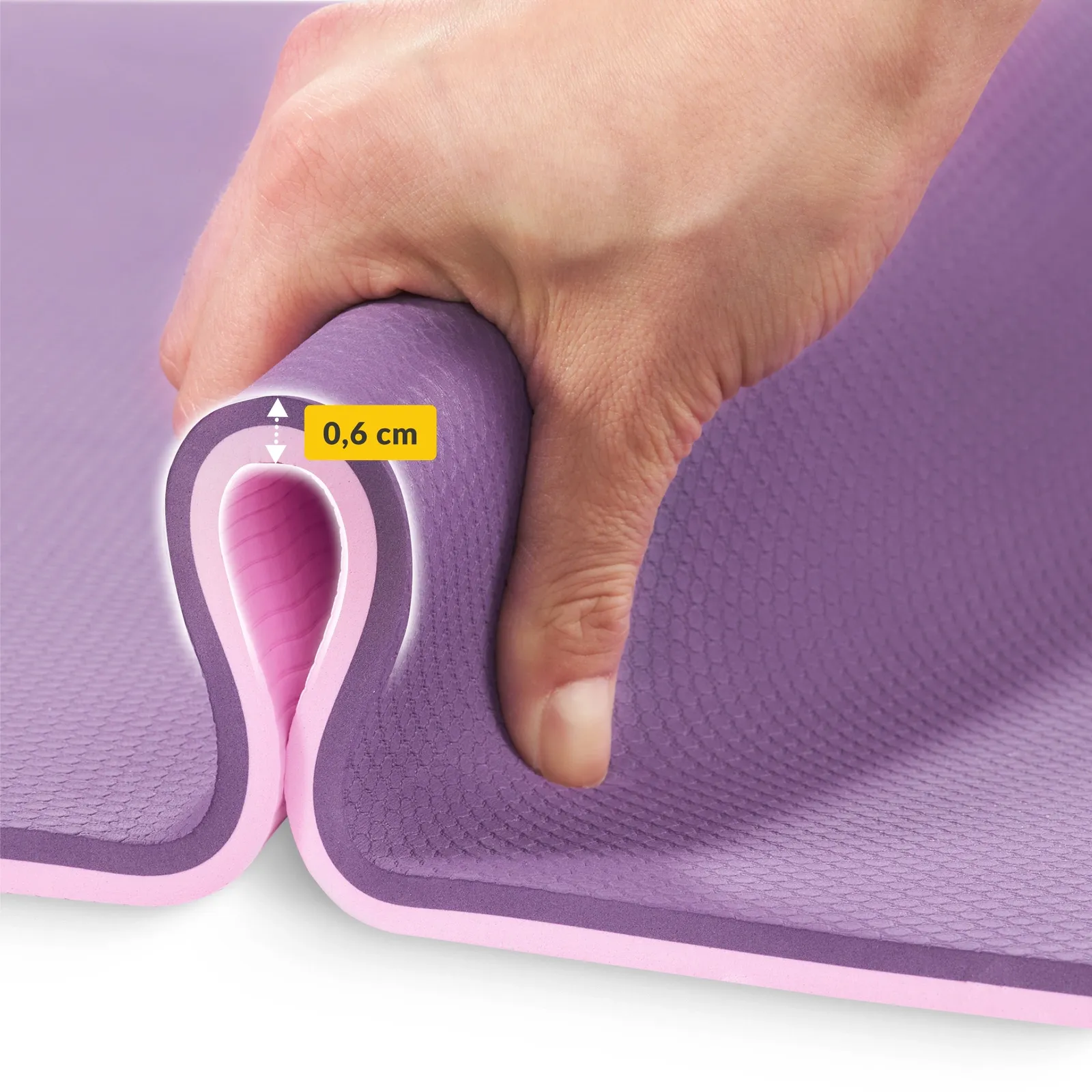 TPE neslystantis jogos ir mankštos kilimėlis