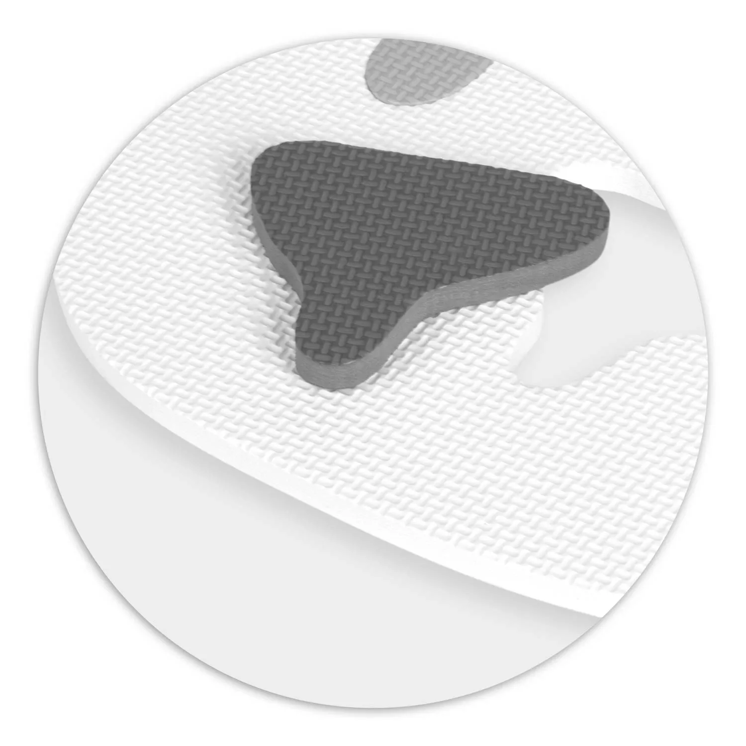 Putplasčio dėlionės kilimėlis 180x180cm 9 vnt. pilkų gyvūnų - nuotrauka 1