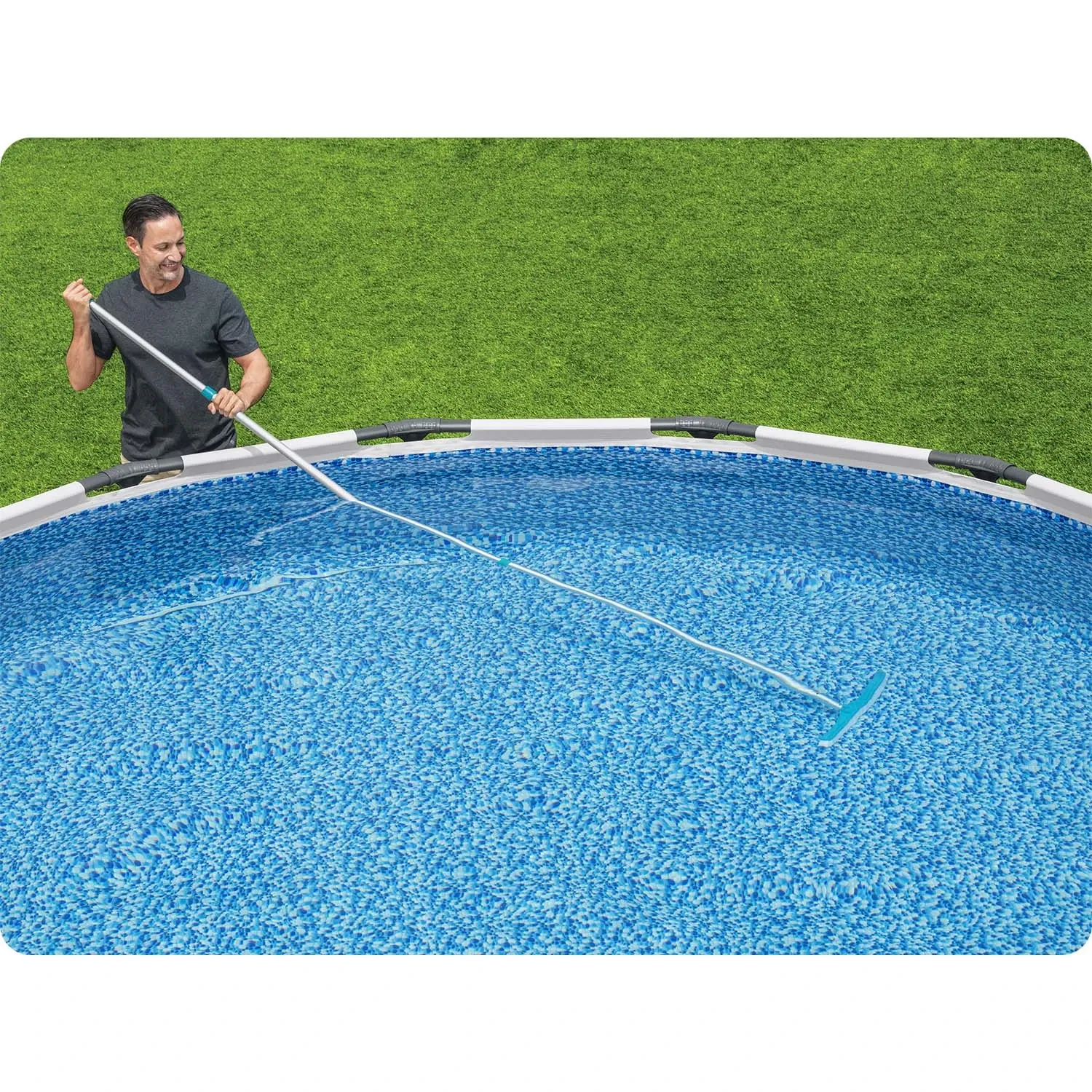 „Bestway 58280“ baseino dugno ir sienų valymo šepetys - nuotrauka 1