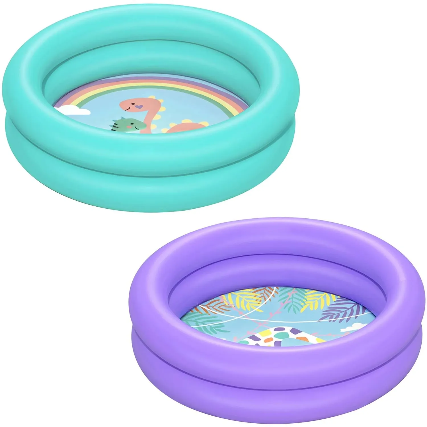 Pripučiamas baseinas 61 x 15 cm Bestway 51061 - violetinis - nuotrauka 1