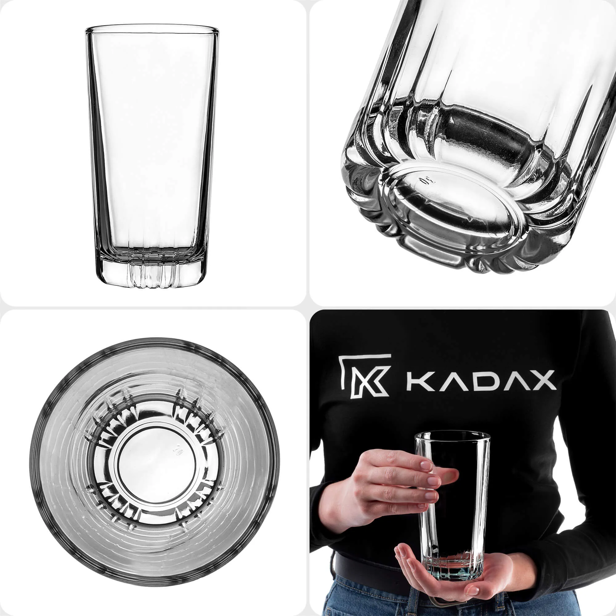 Sion stiklinės gėrimams ir gėrimams, 344 ml, 8 vnt.