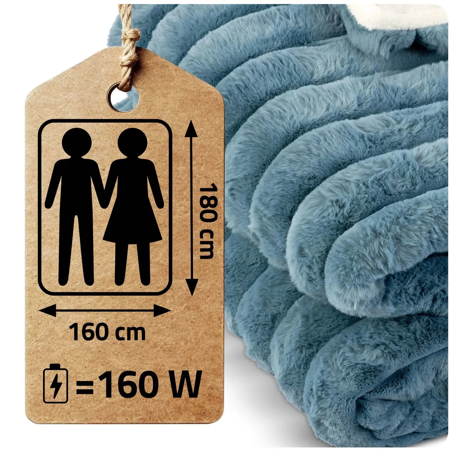 Elektrinė antklodė 180 x 160 cm Berdsen BD-963 - nuotrauka 1