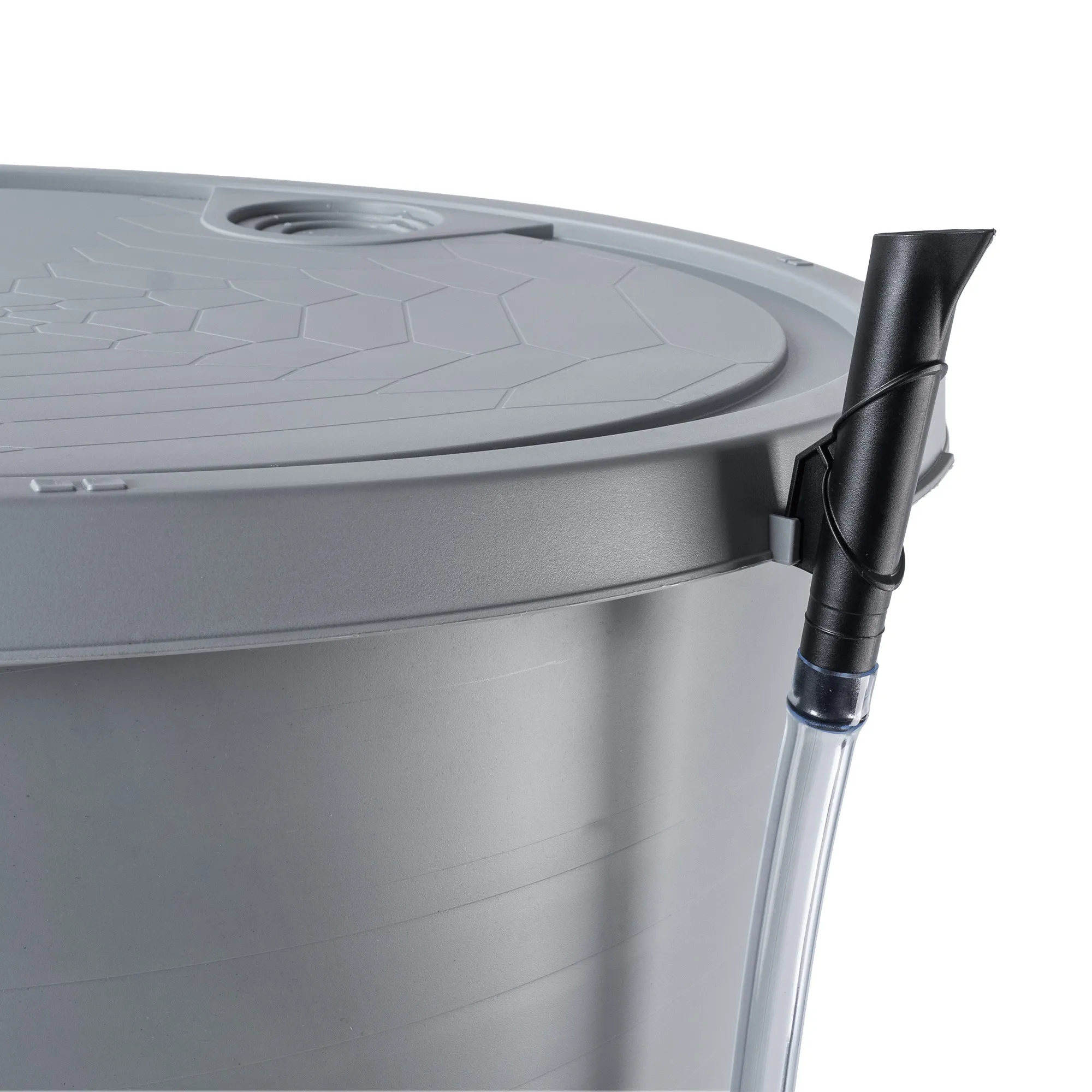 Molar 260L lietaus vandens bakas su prijungimo komplektu, pilkas