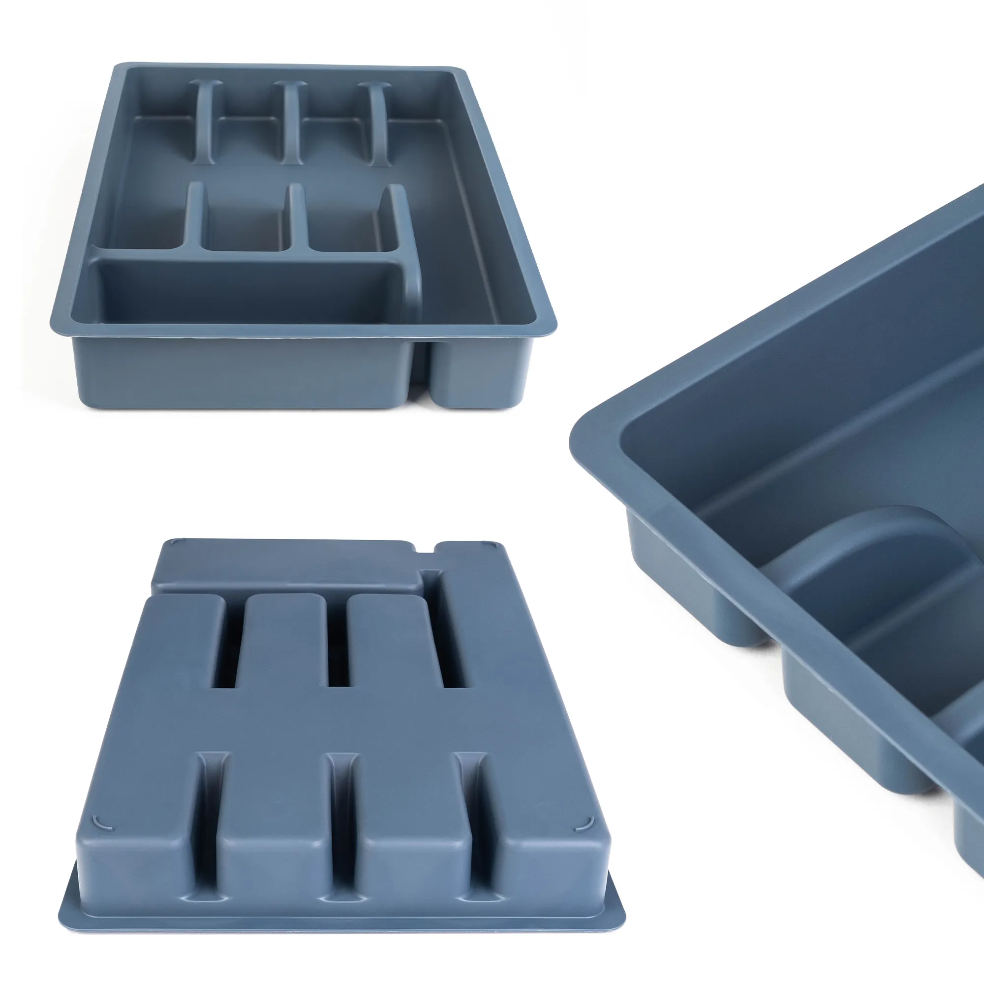 Stalo įrankių stalčiaus įdėklas Noria tamsus uosis