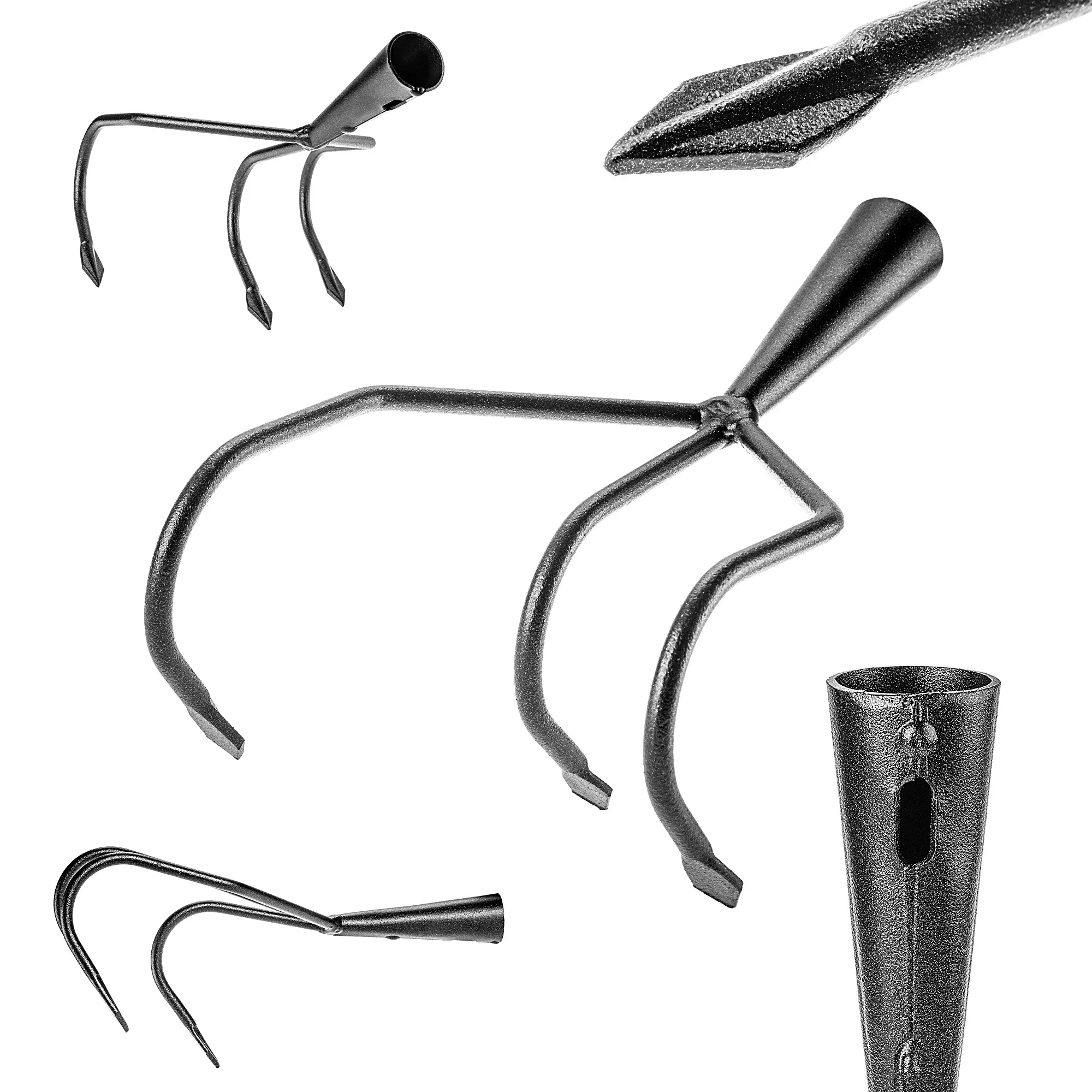 Dormes trišakiai nagai be rankenos