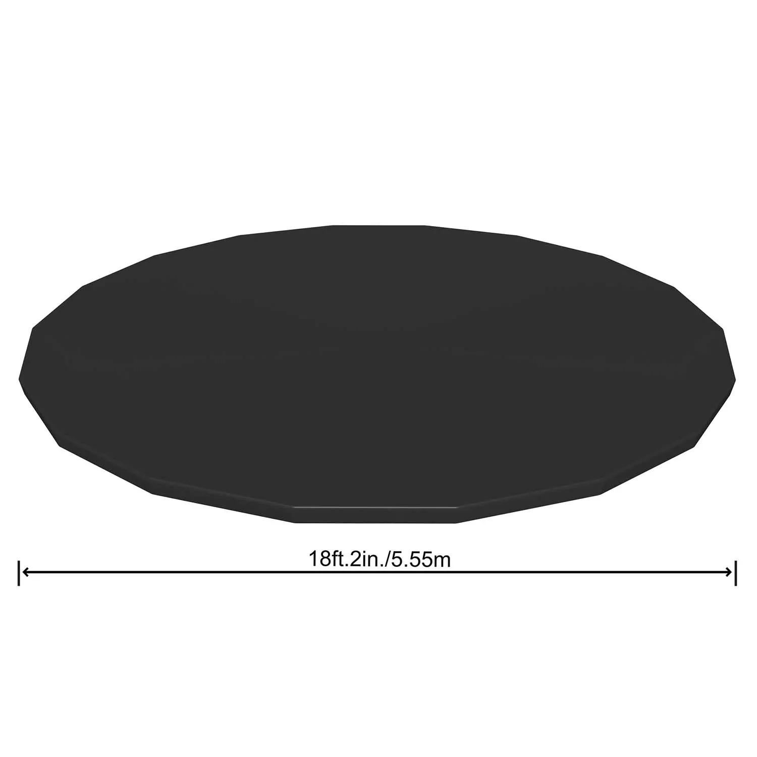 549 cm „Bestway 58039“ karkasinio baseino uždangalas - nuotrauka 1
