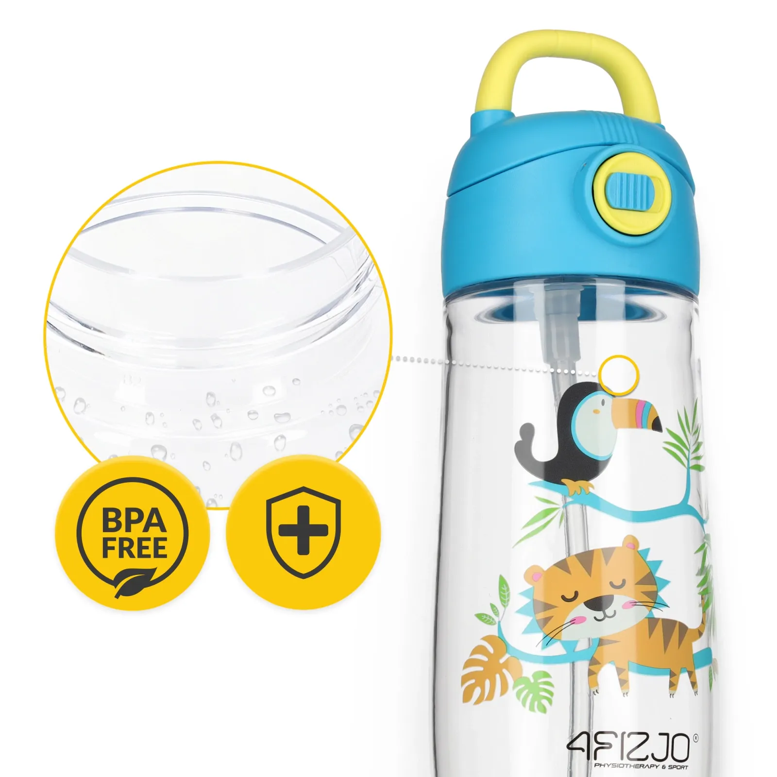 JUNGLE vaikiškas vandens buteliukas 550 ml