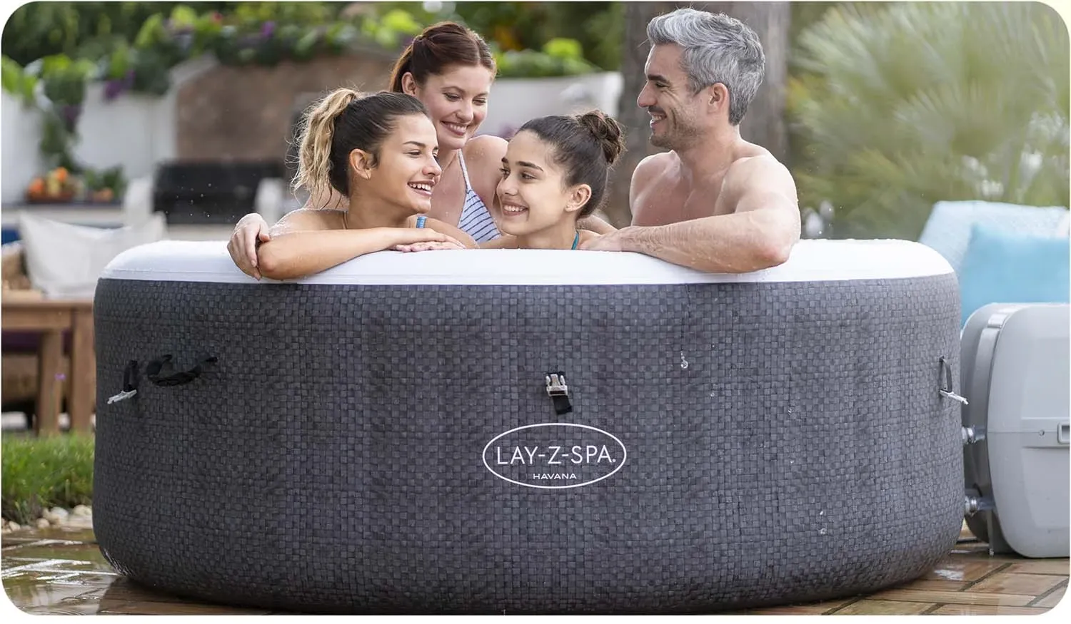 Pripučiama SPA vonia „Lay-Z Havana“ 4 asmenims, „Bestway 60035“ - nuotrauka 1