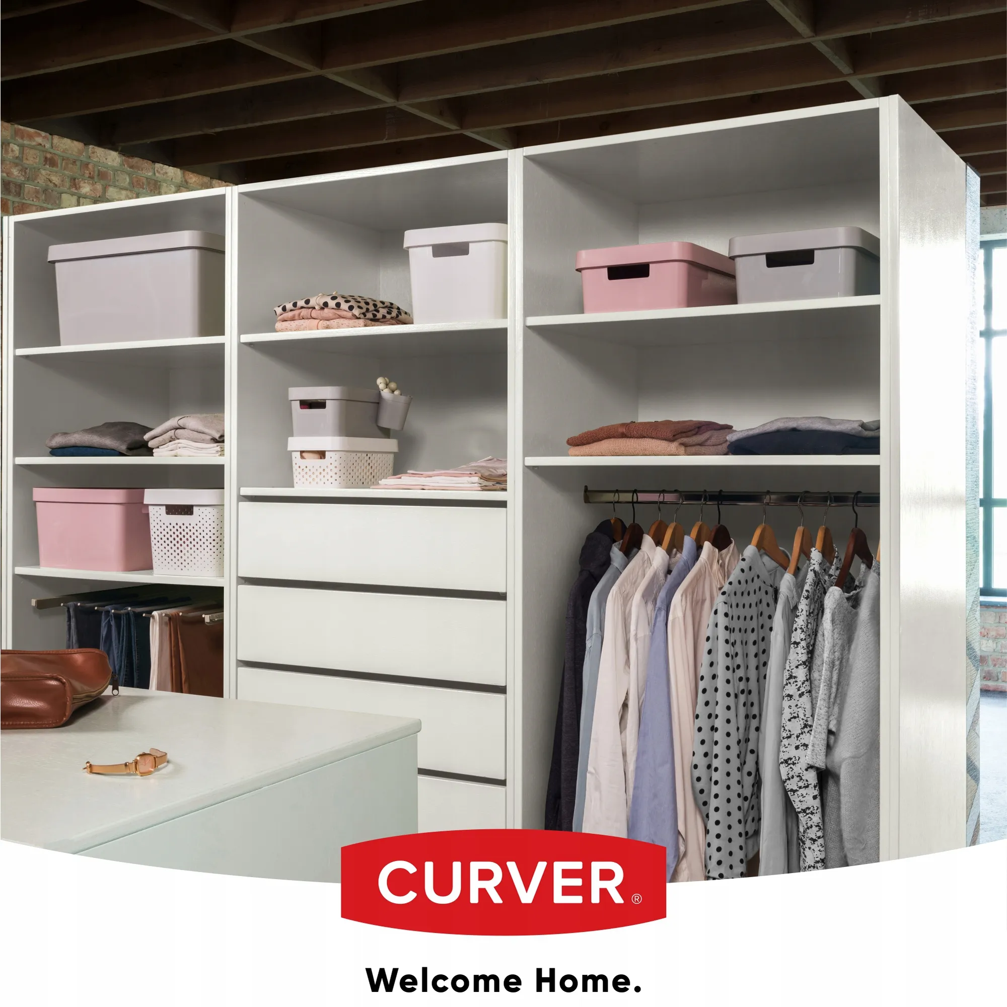 „Curver Infinity“ sandėliavimo konteineriai 4,5 + 11 + 17 l, pilki