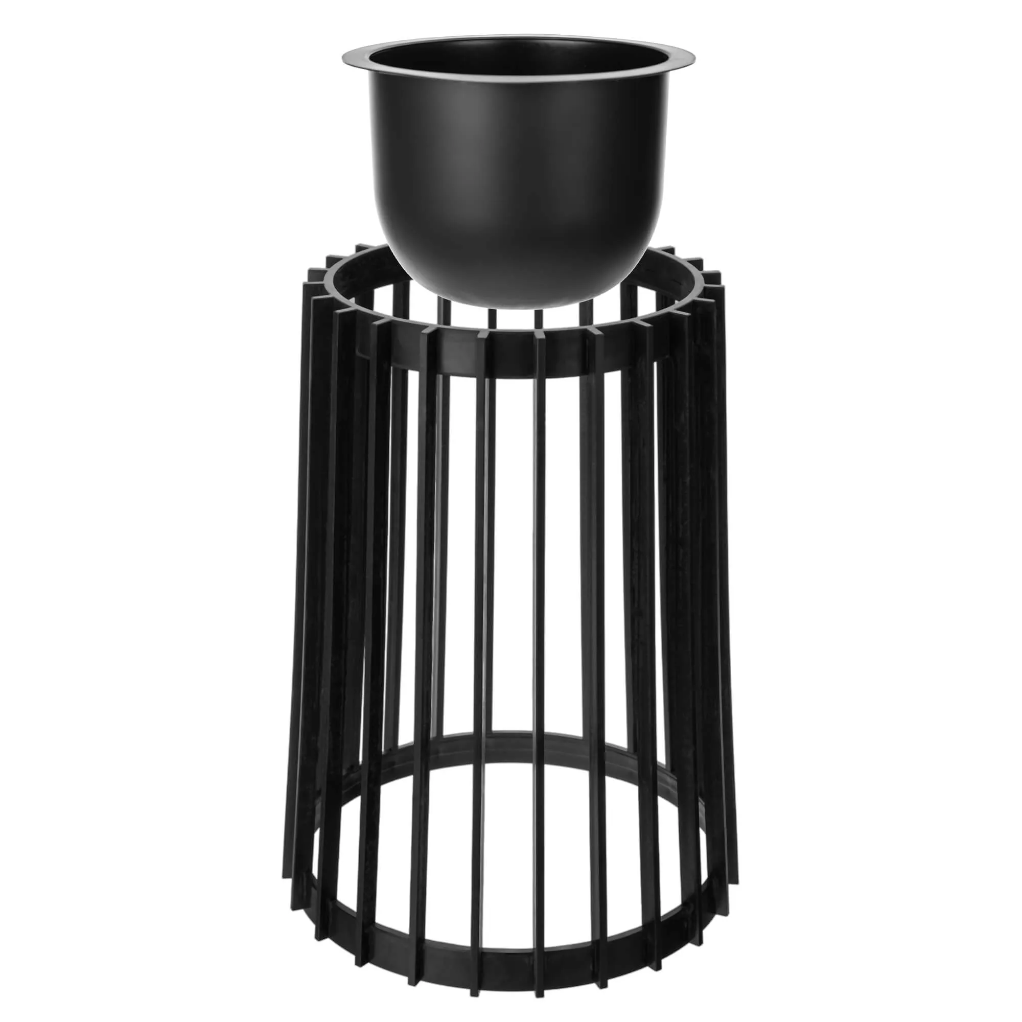 Aytre dvipusis augalų stovas 54 cm juodas + įdėklas