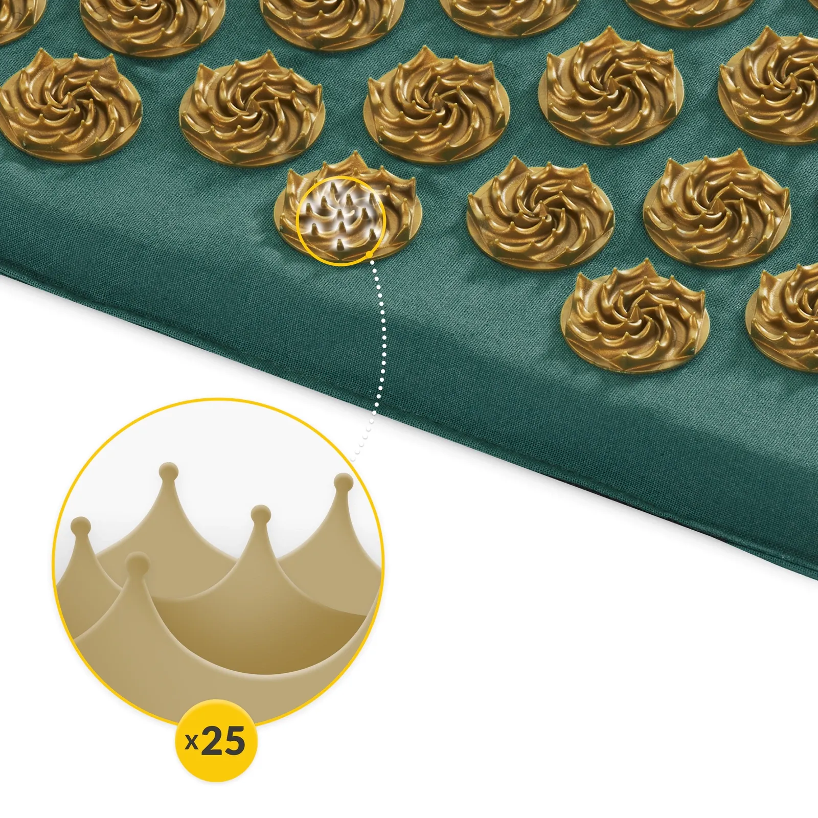 EKO akupresūros kilimėlis su pagalve