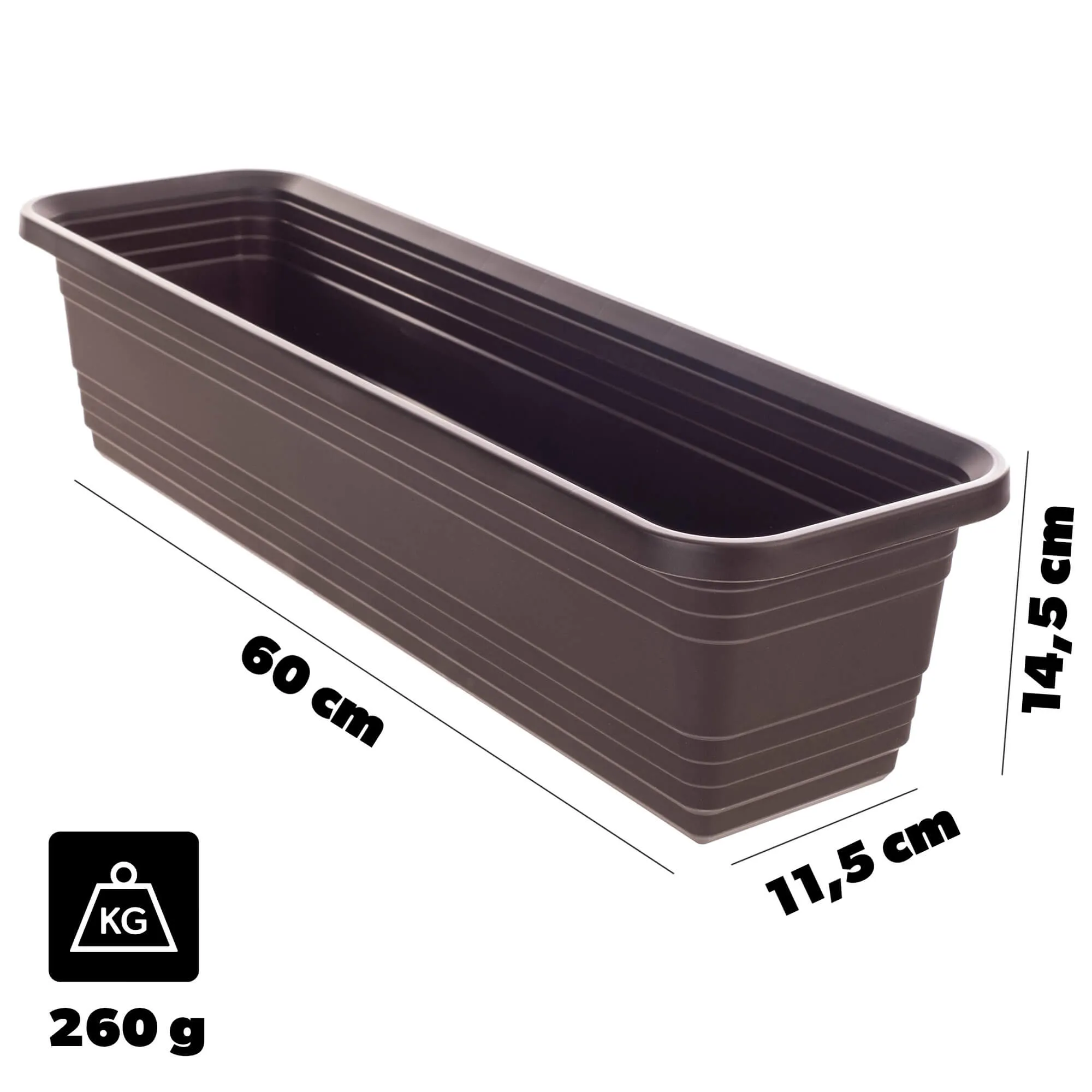 Paulin balkono dėžutė 60 cm moka