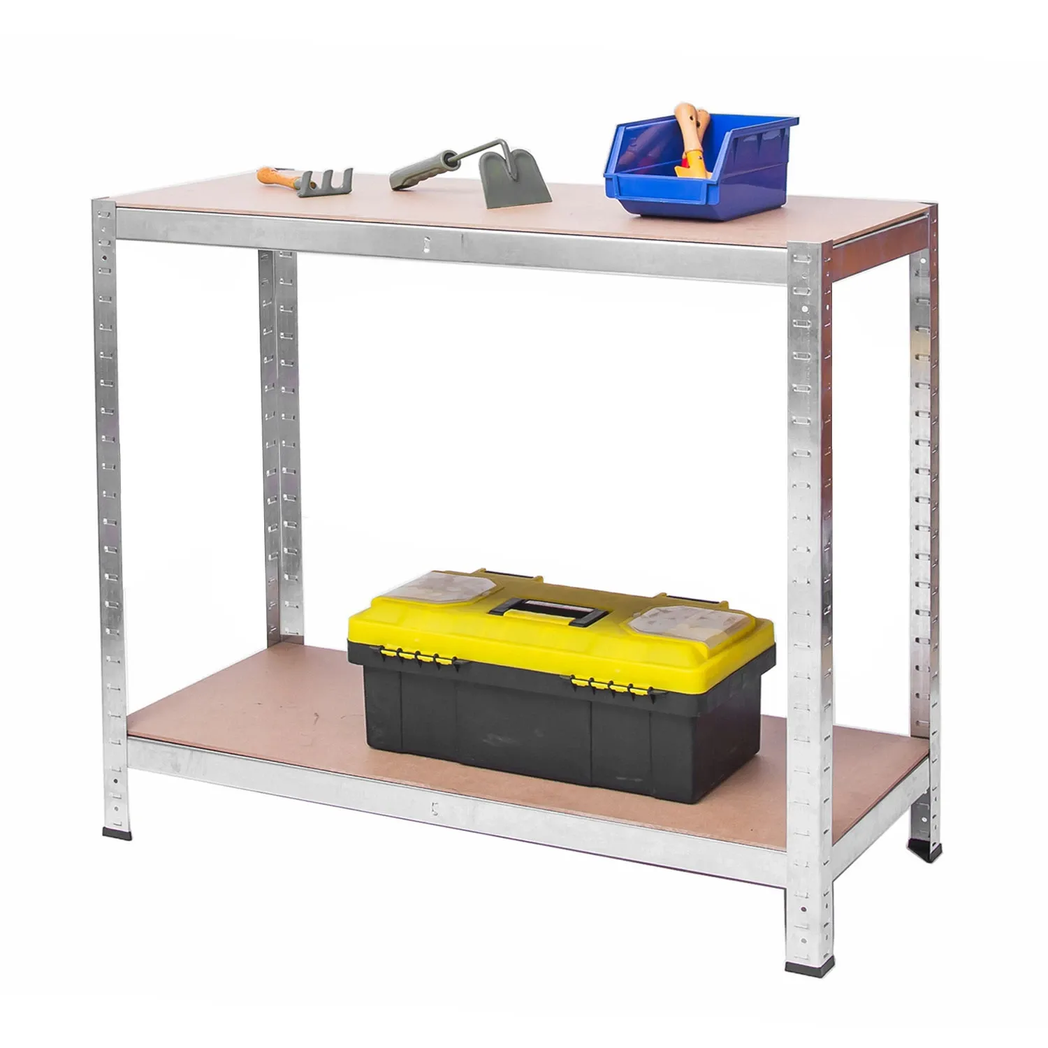 Metalinių daiktų laikymo lentynų komplektas (2 vnt.), 180 x 90 x 40 cm, Plonos PL-702 - nuotrauka 1