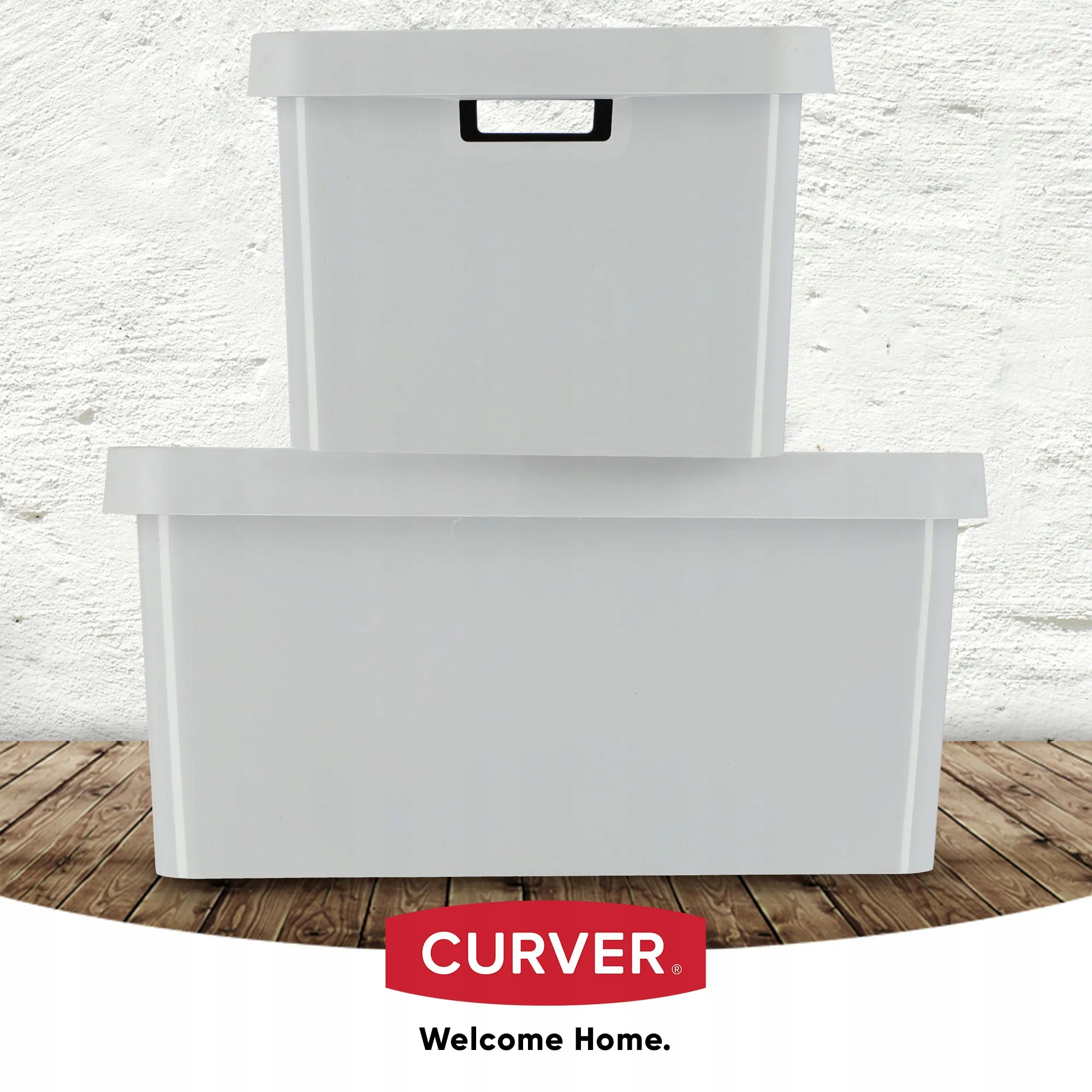 „Curver Infinity“ 45 l laikymo konteineris su dangčiu, pilkas