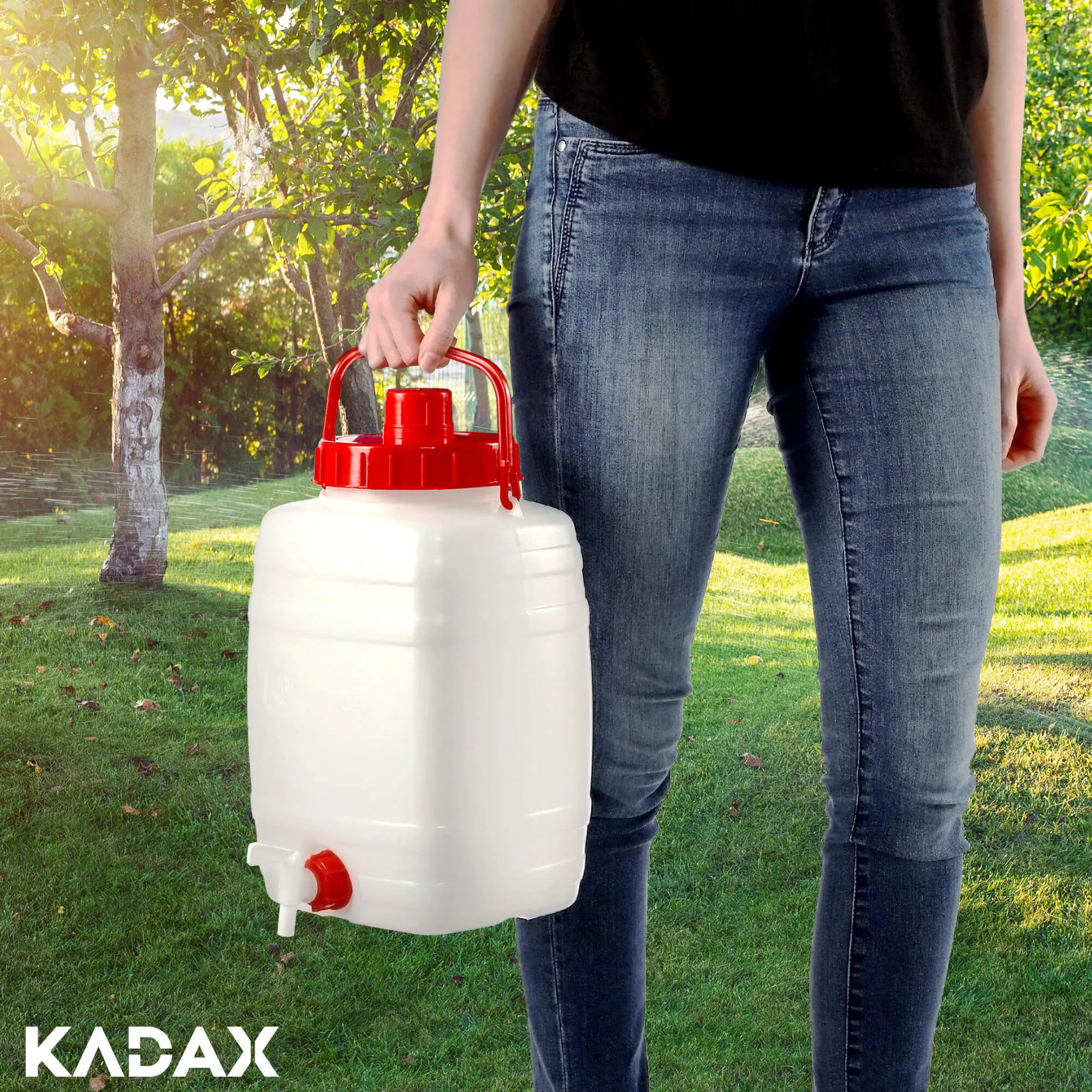 Asele vandens statinė su čiaupu 10 l