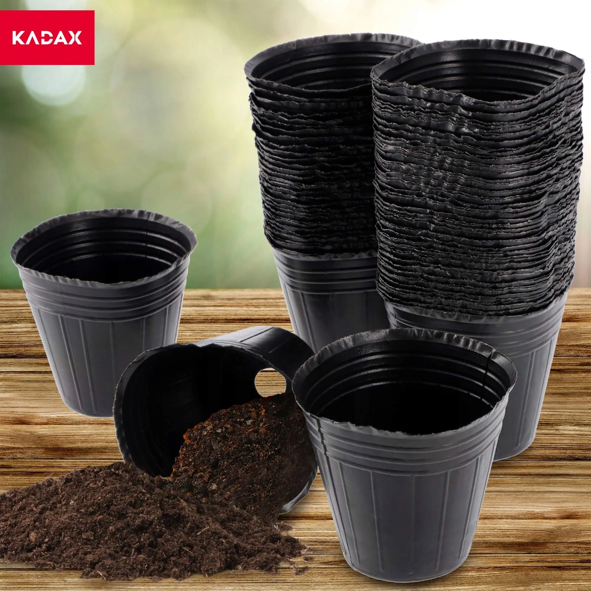 Daigų vazonėliai 7 x 7 cm + 9 x 8 cm, 200 vnt.