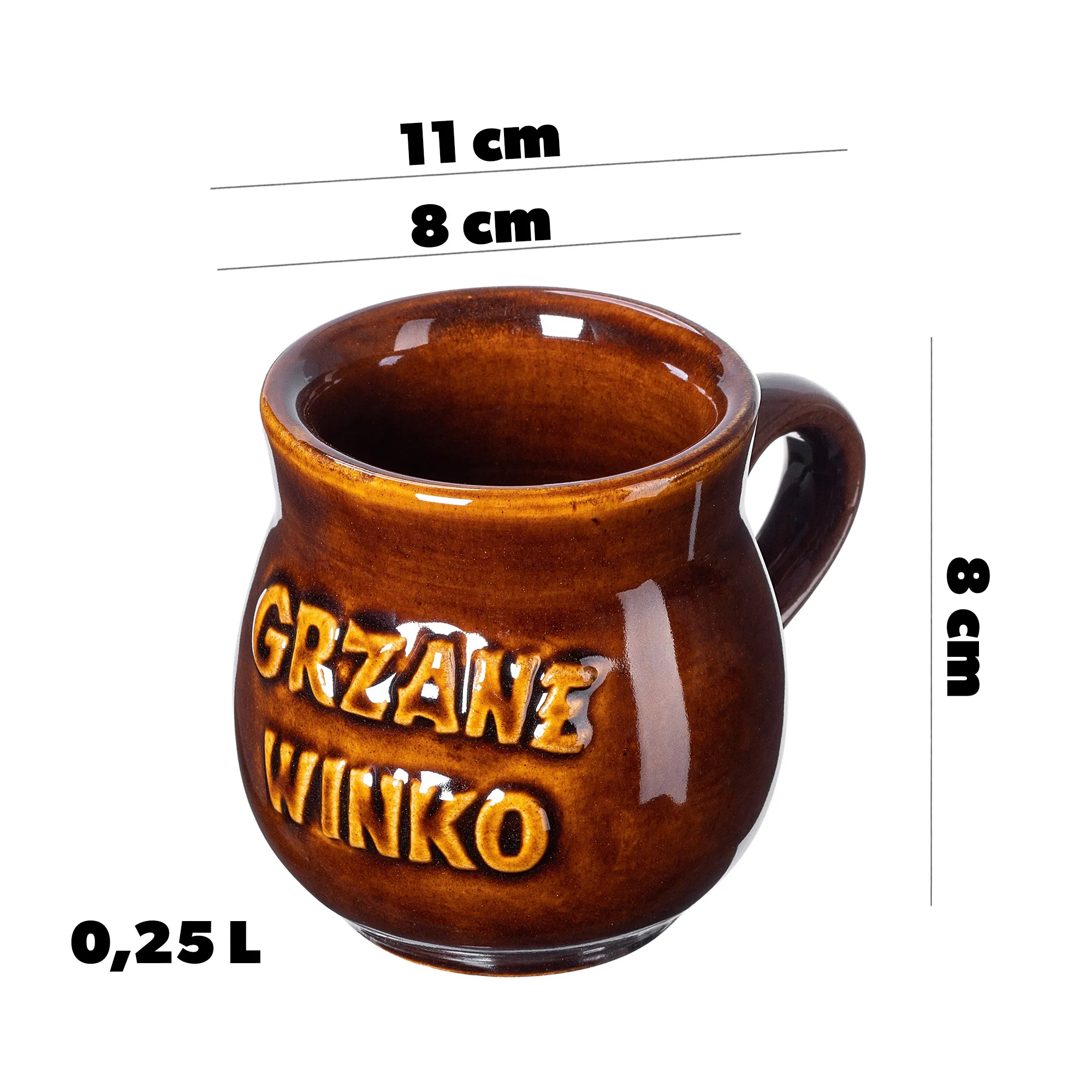 Olympia keramikos karšto vyno rinkinys su užrašais