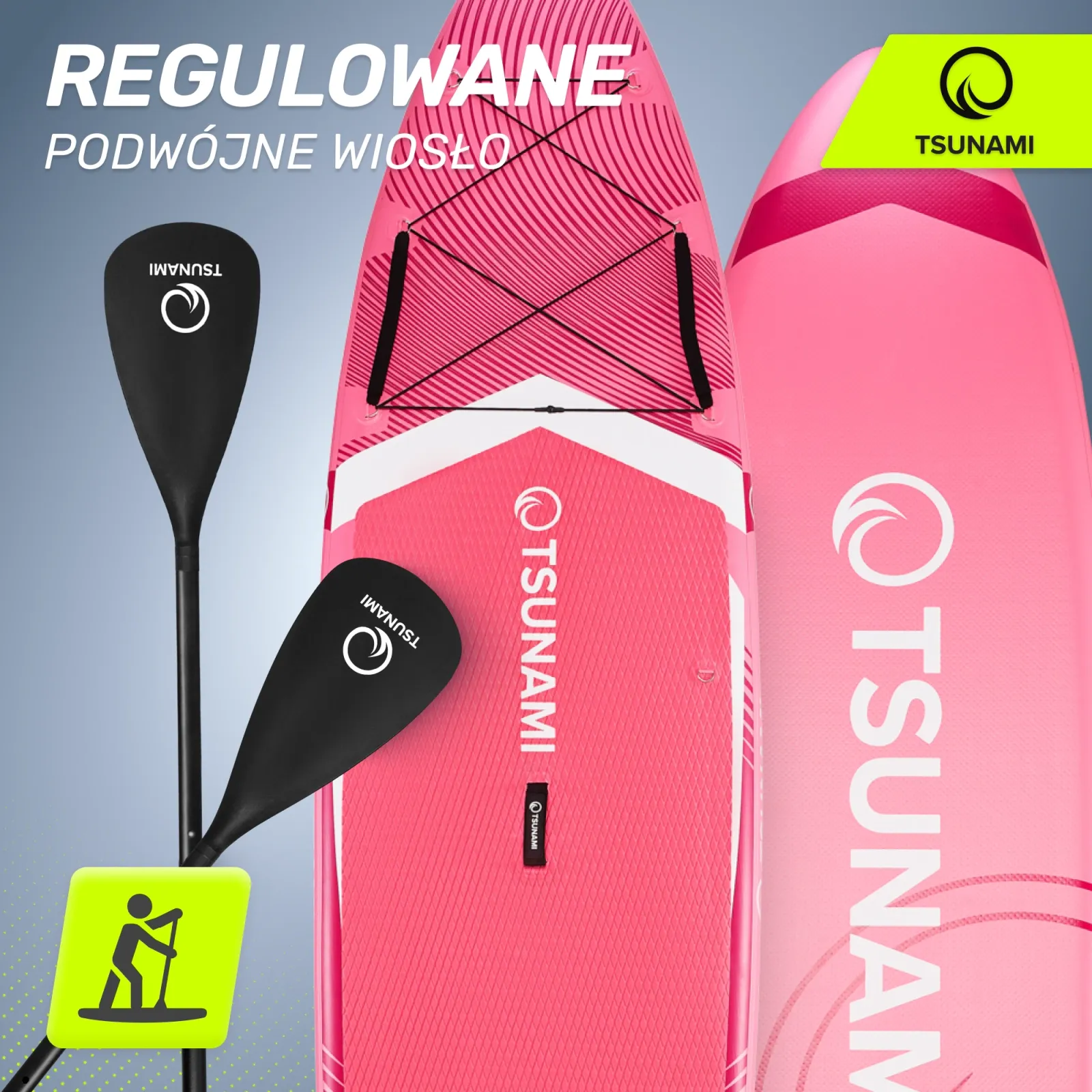 SUP PRO TSUNAMI irklentė 350 cm T10