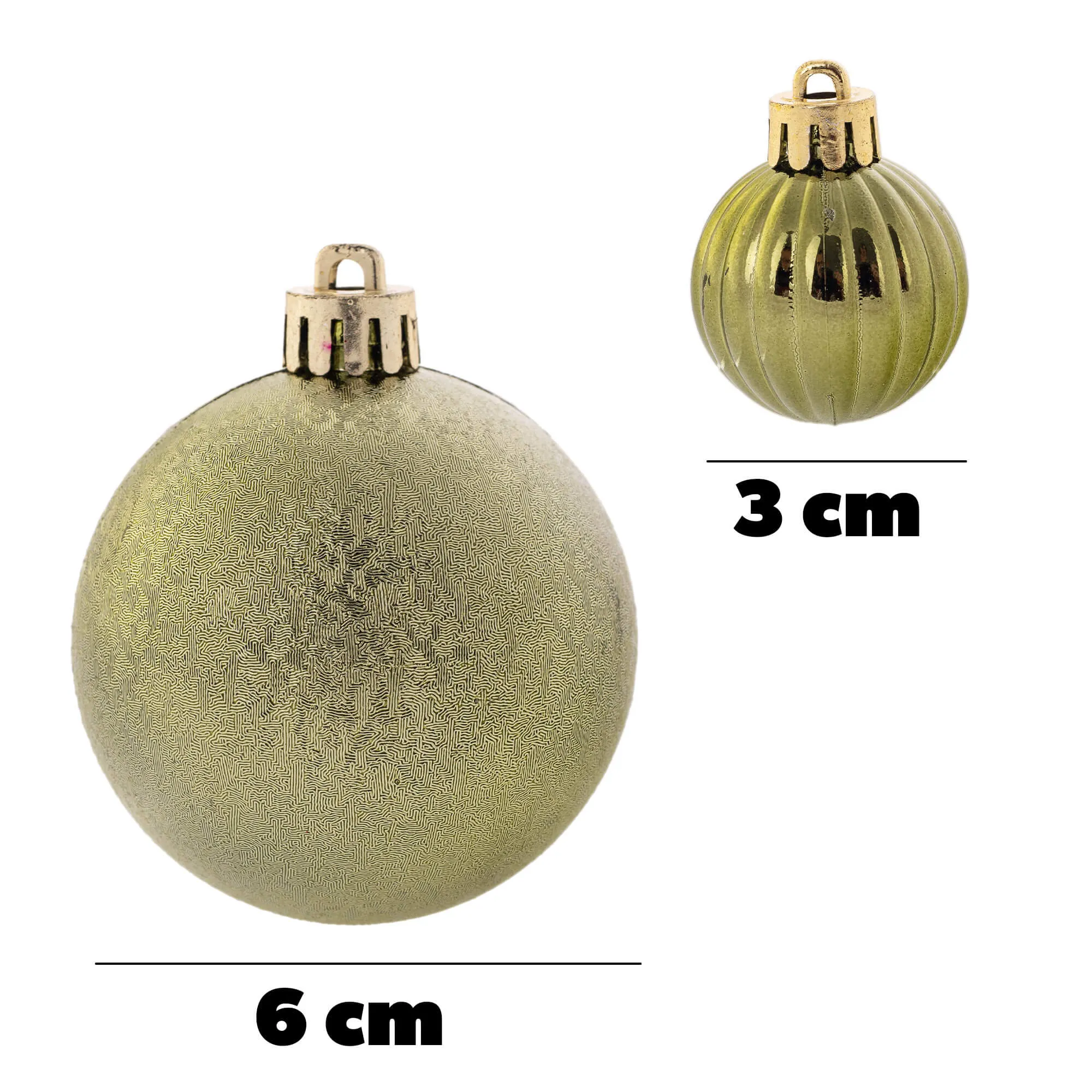 Pons žaisliukų rinkinys, 44 vnt., 3/6 cm alyvuogių spalvos, mišinys
