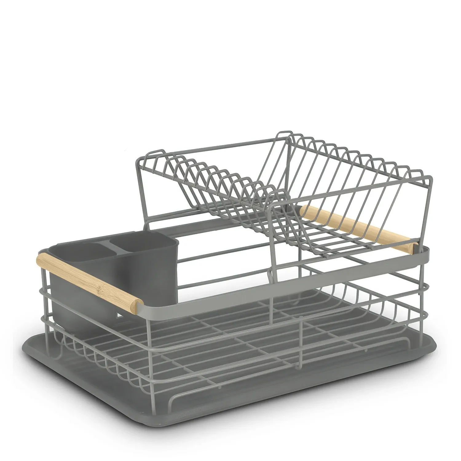 Dviejų lygių indų džiovyklė MS-601 Massido pilka - nuotrauka 1