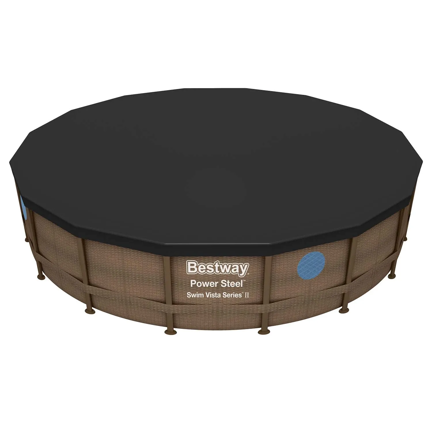 488 cm „Bestway 58249“ karkasinio baseino uždangalas - nuotrauka 1