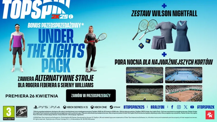 Top Spin 2K25 (XO/XSX) - Užsisakykite iš anksto*