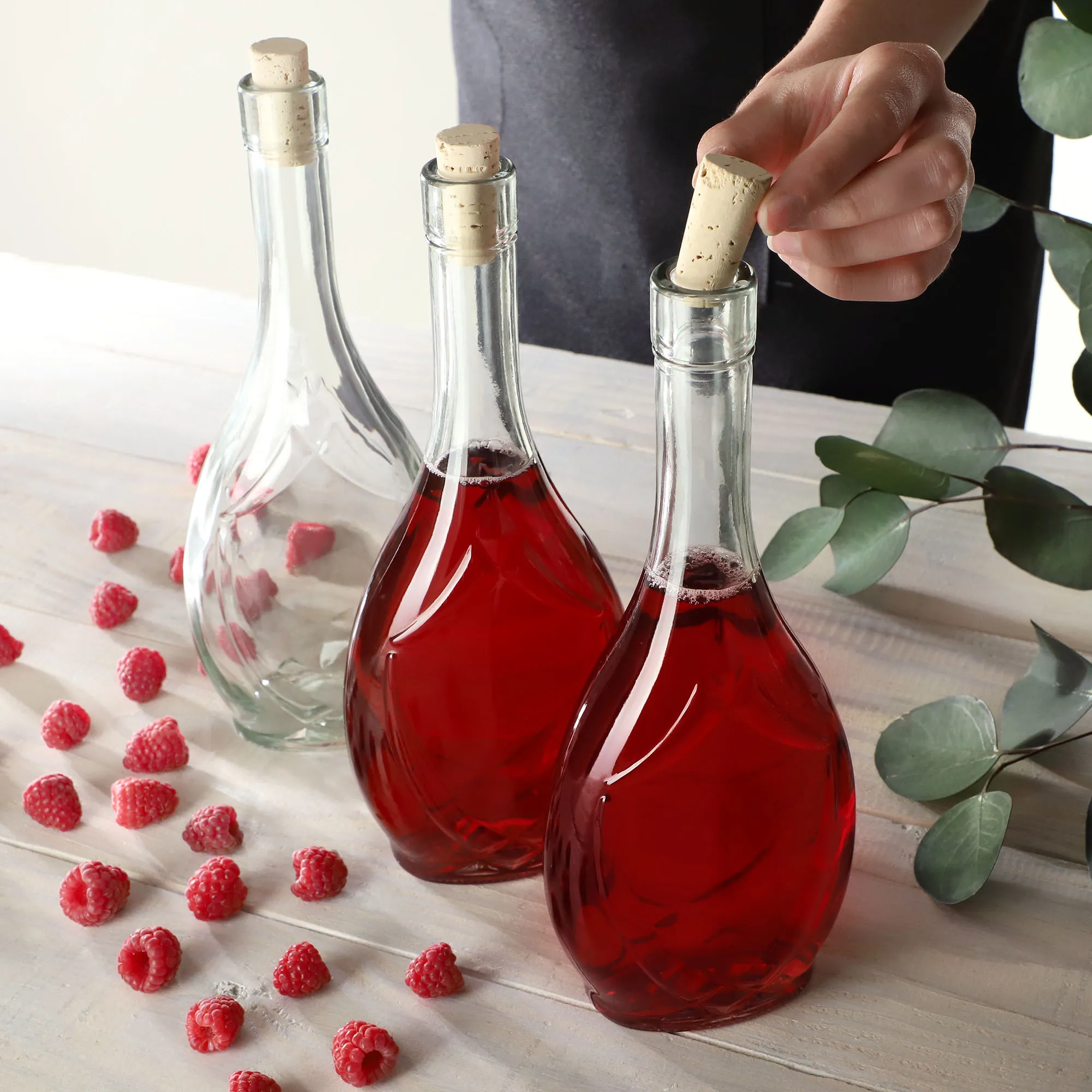 Mevale 0,5 l alkoholinių gėrimų butelis su kamščiu