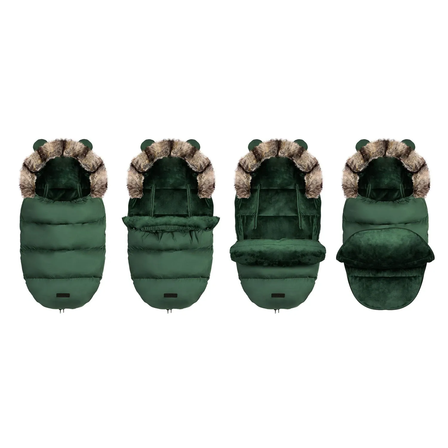 Elmi Ricokids vežimėlio/rogių miegmaišis - chaki spalvos - nuotrauka 1